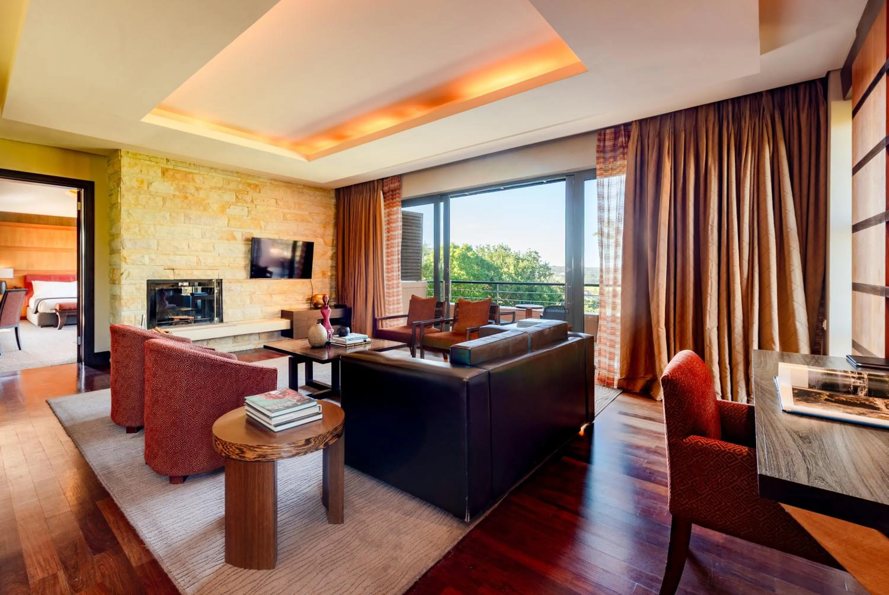 Living room in Pezula Nature Retreat