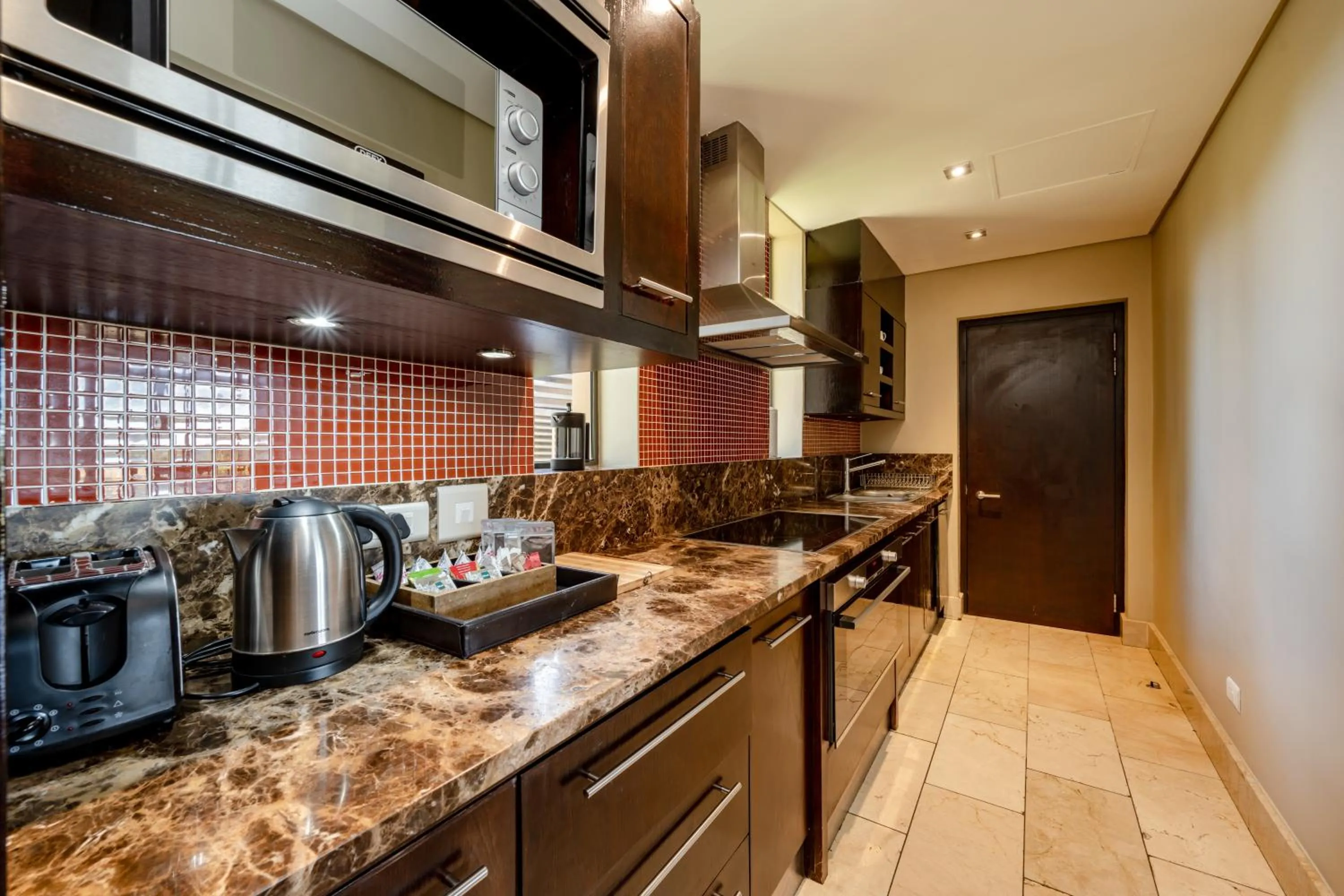 kitchen in Pezula Nature Retreat