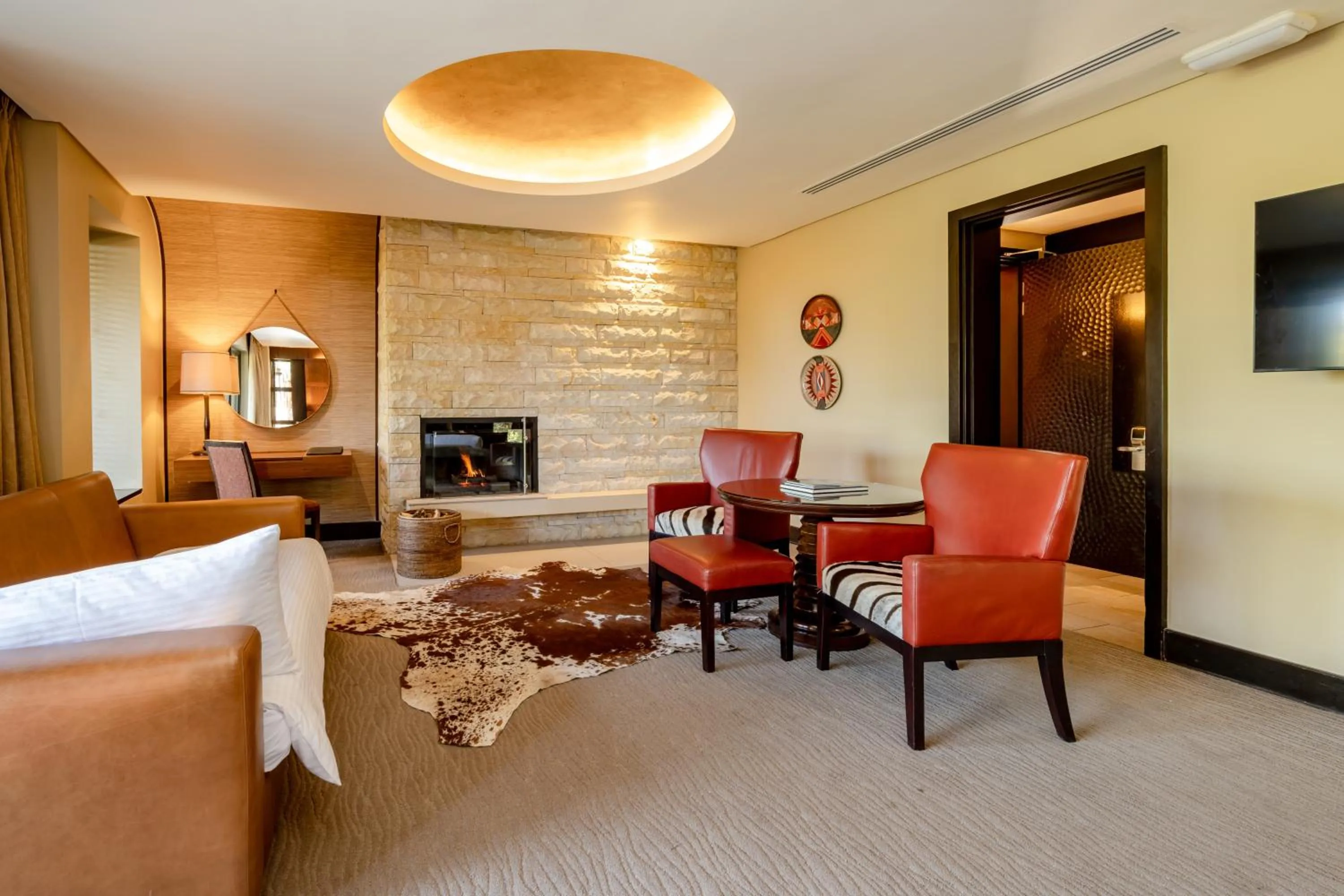 Seating area in Pezula Nature Retreat