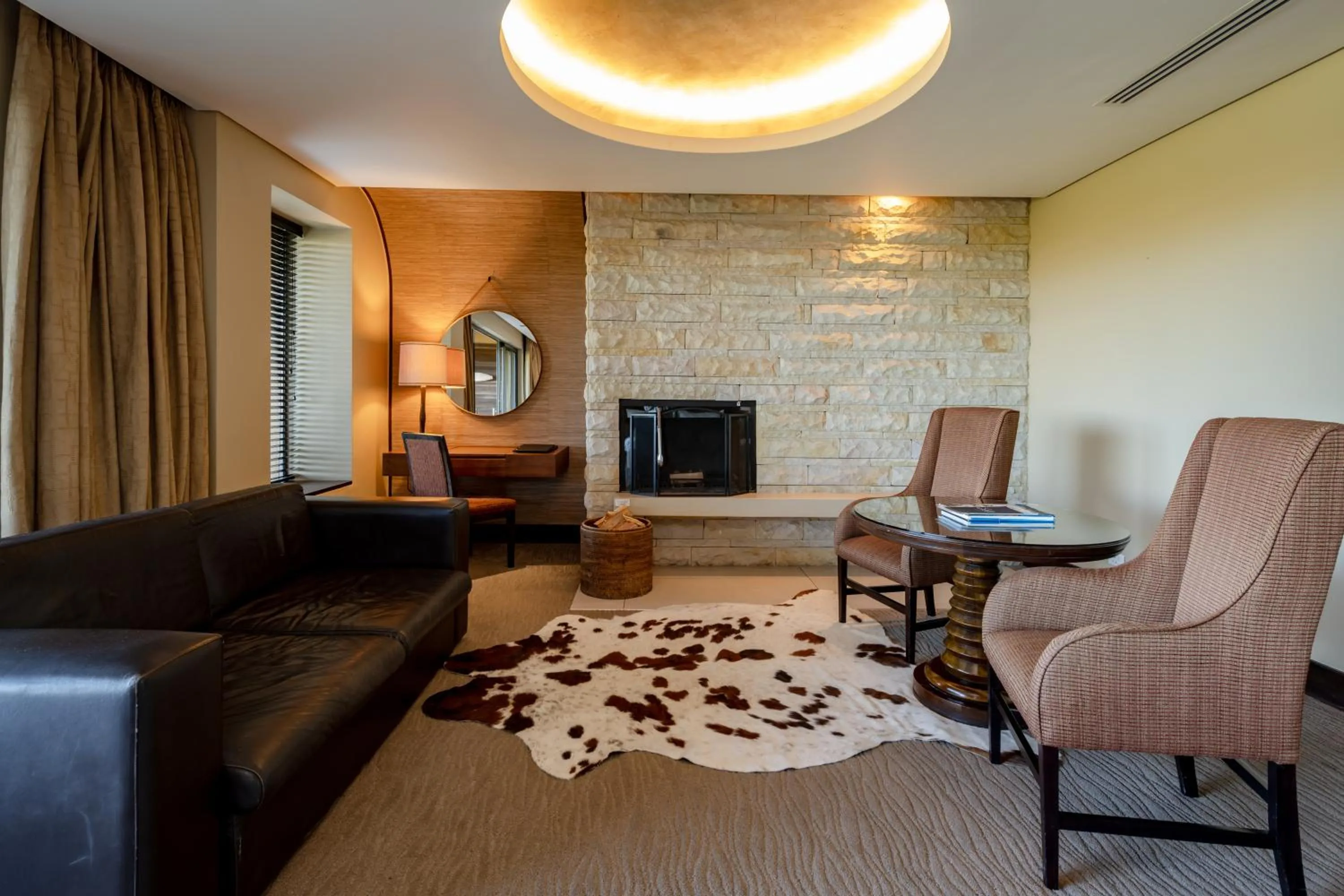 Seating area in Pezula Nature Retreat