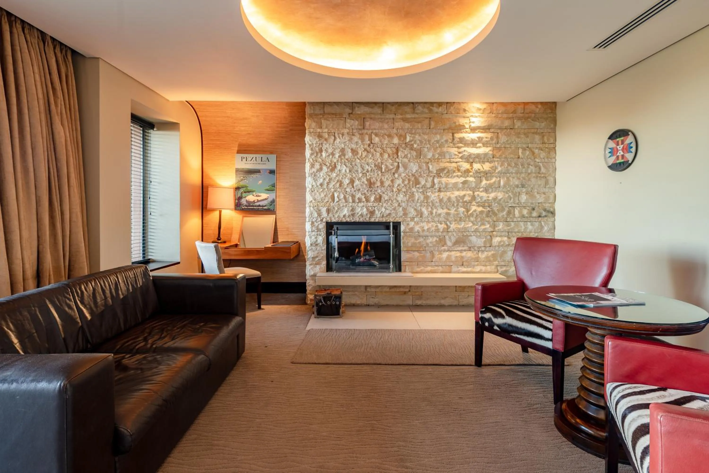 Seating area in Pezula Nature Retreat