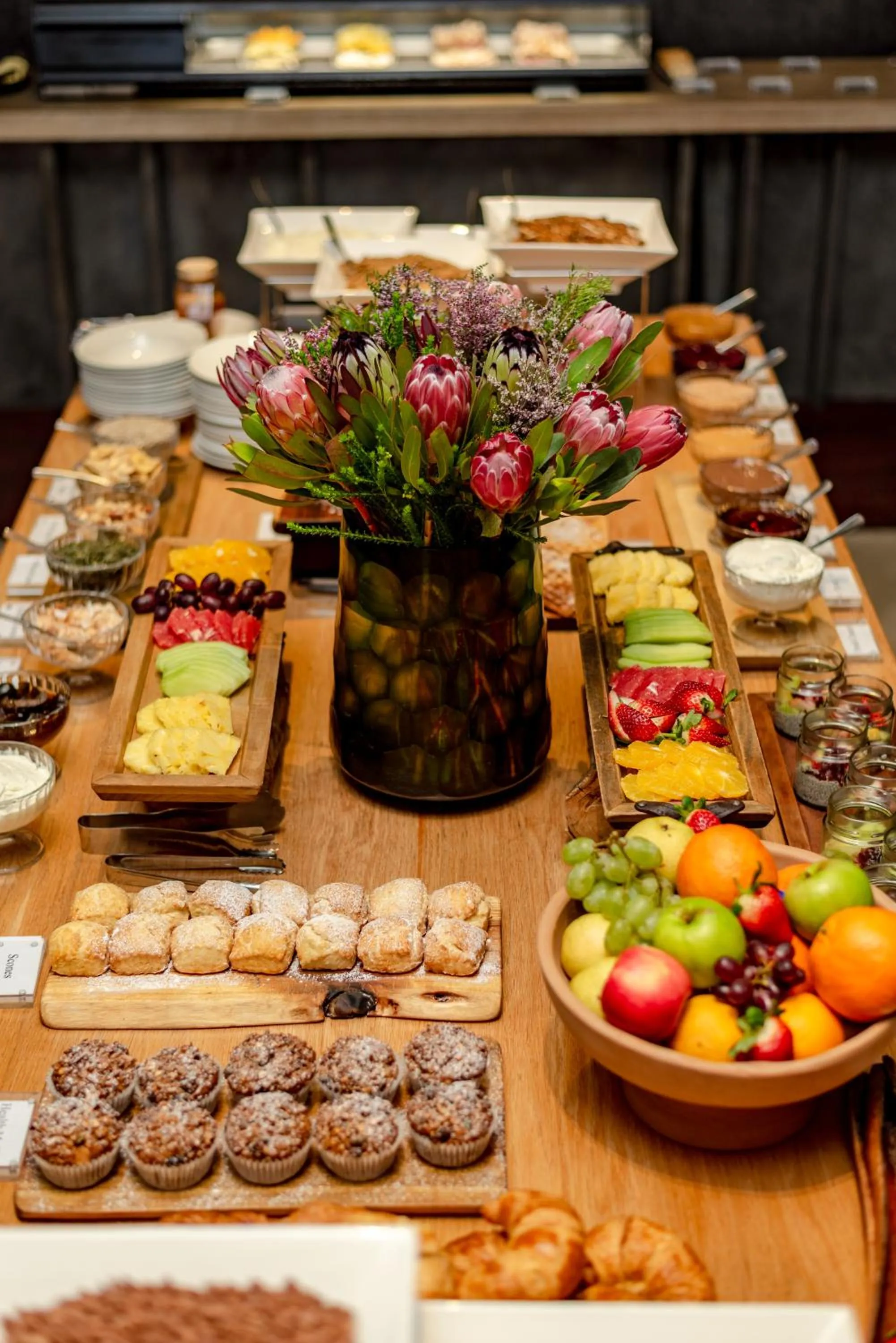 Buffet breakfast in Pezula Nature Retreat