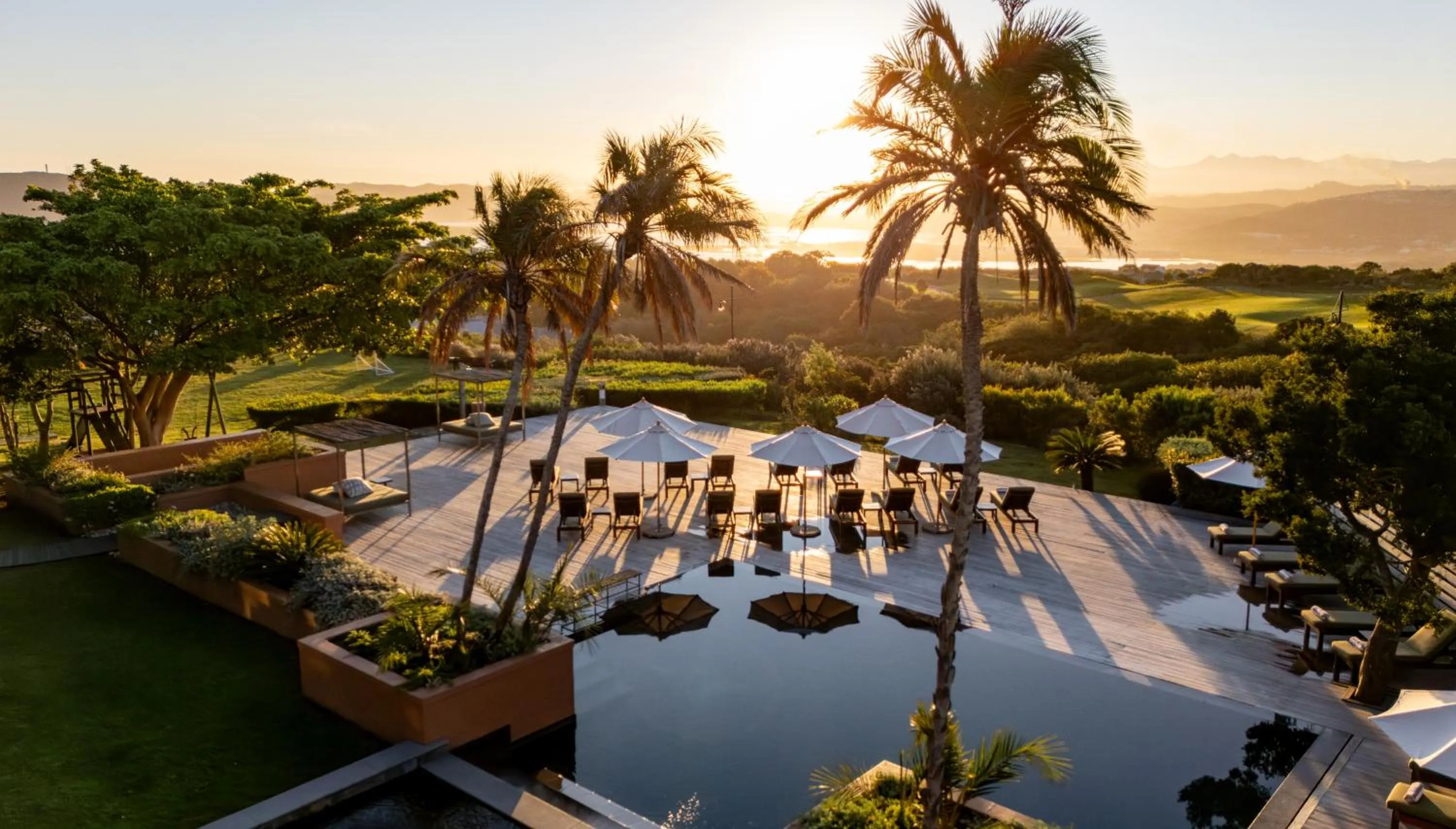 Swimming pool in Pezula Nature Retreat