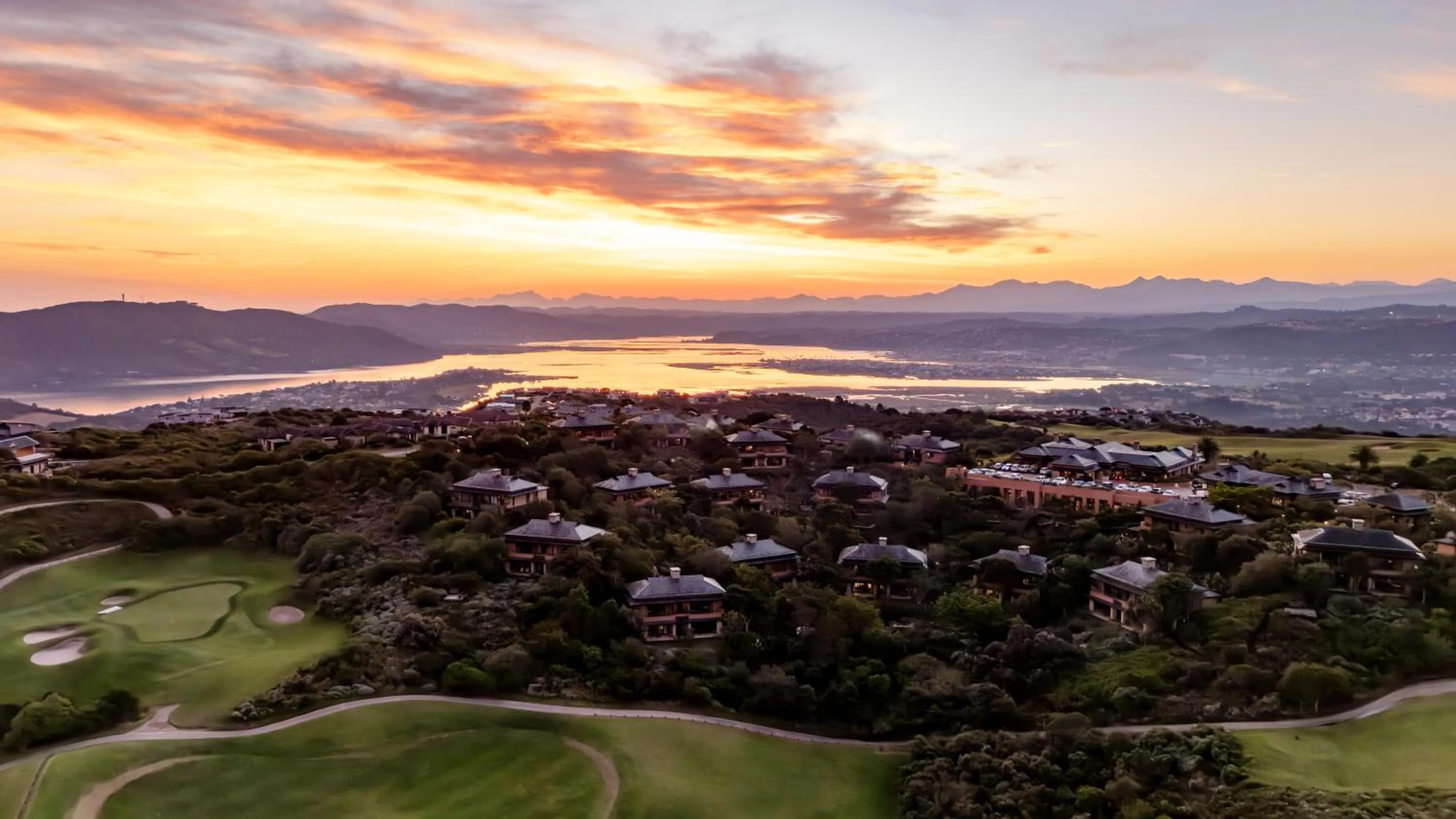 Golfcourse in Pezula Nature Retreat
