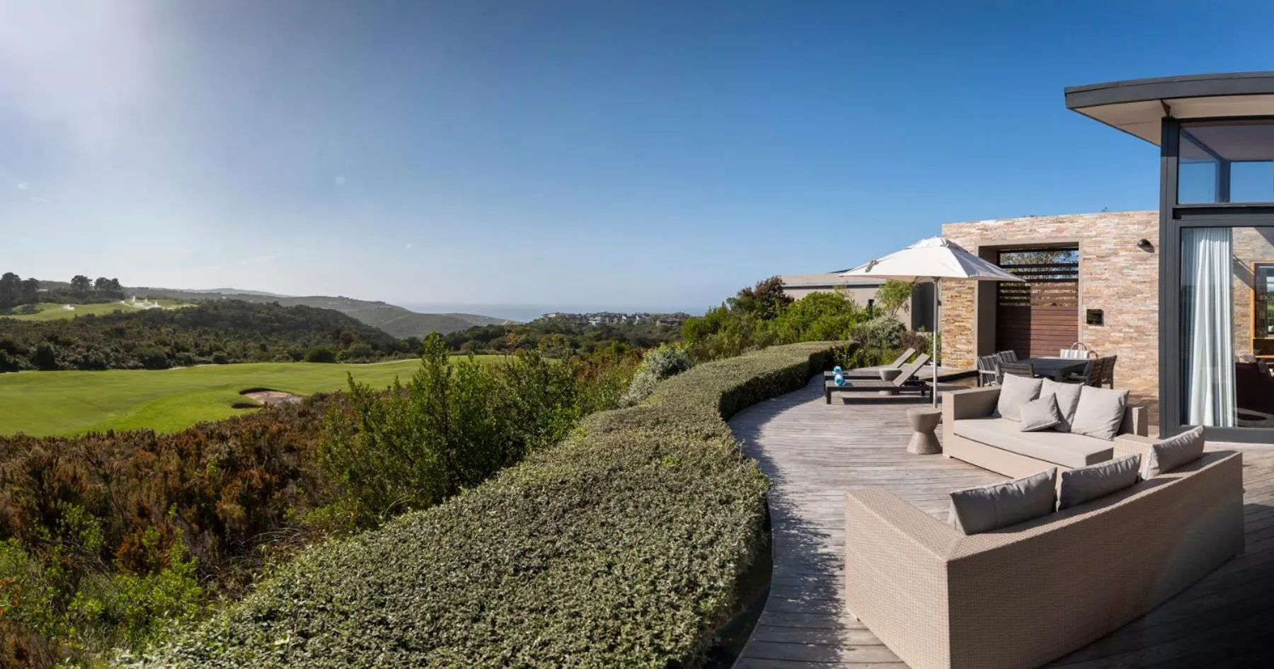 Natural landscape in Pezula Nature Retreat