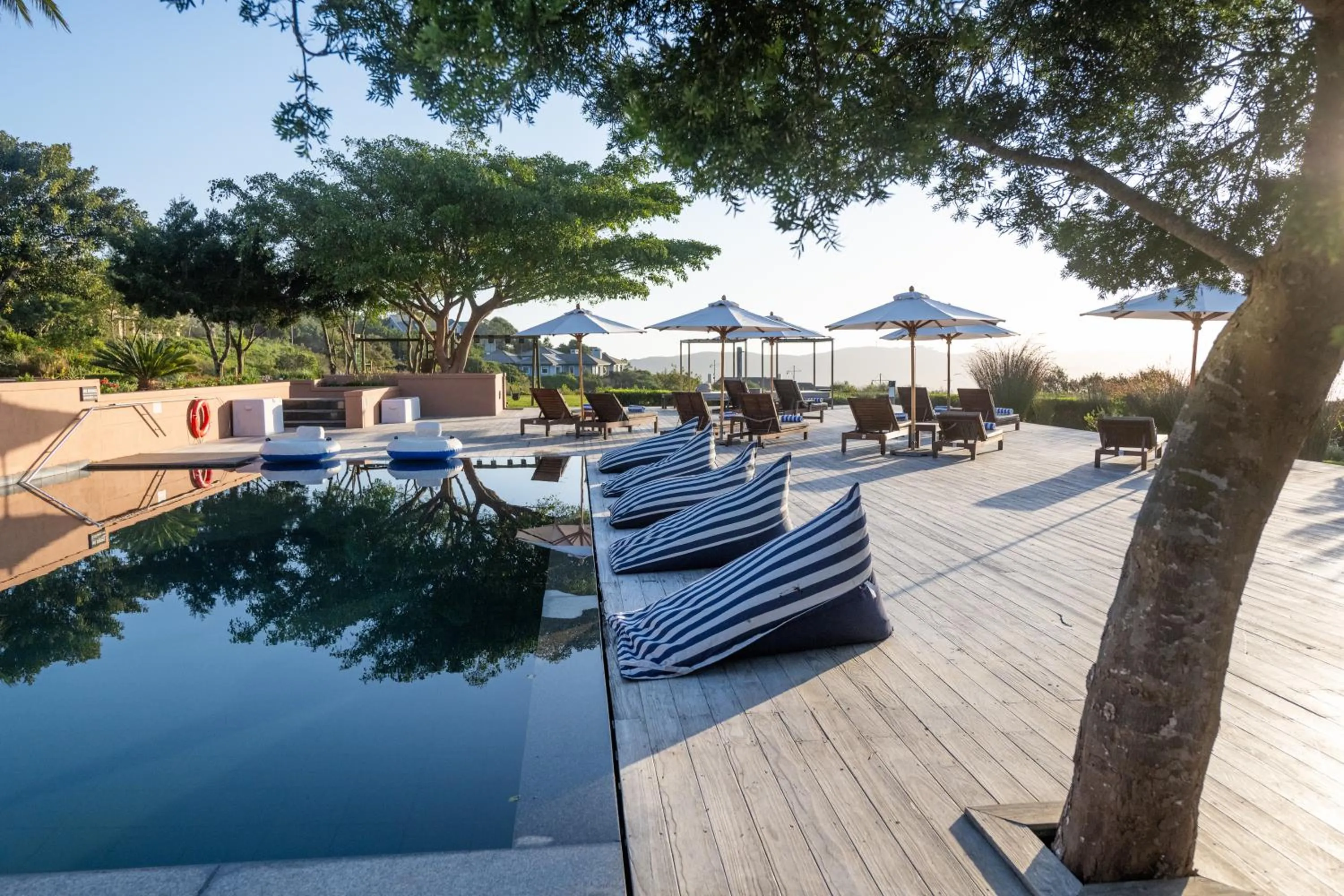 Pool view in Pezula Nature Retreat