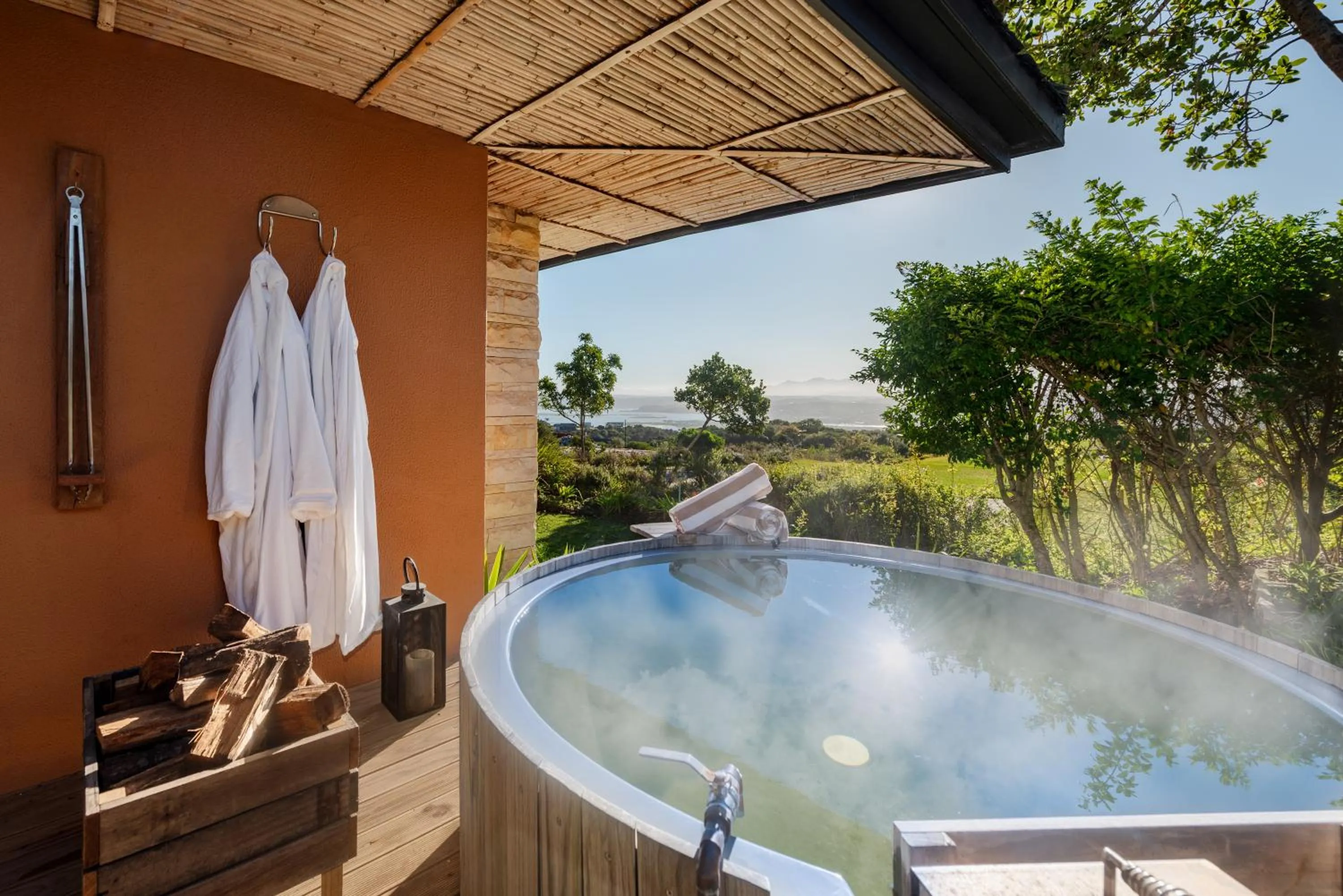 Hot Tub in Pezula Nature Retreat