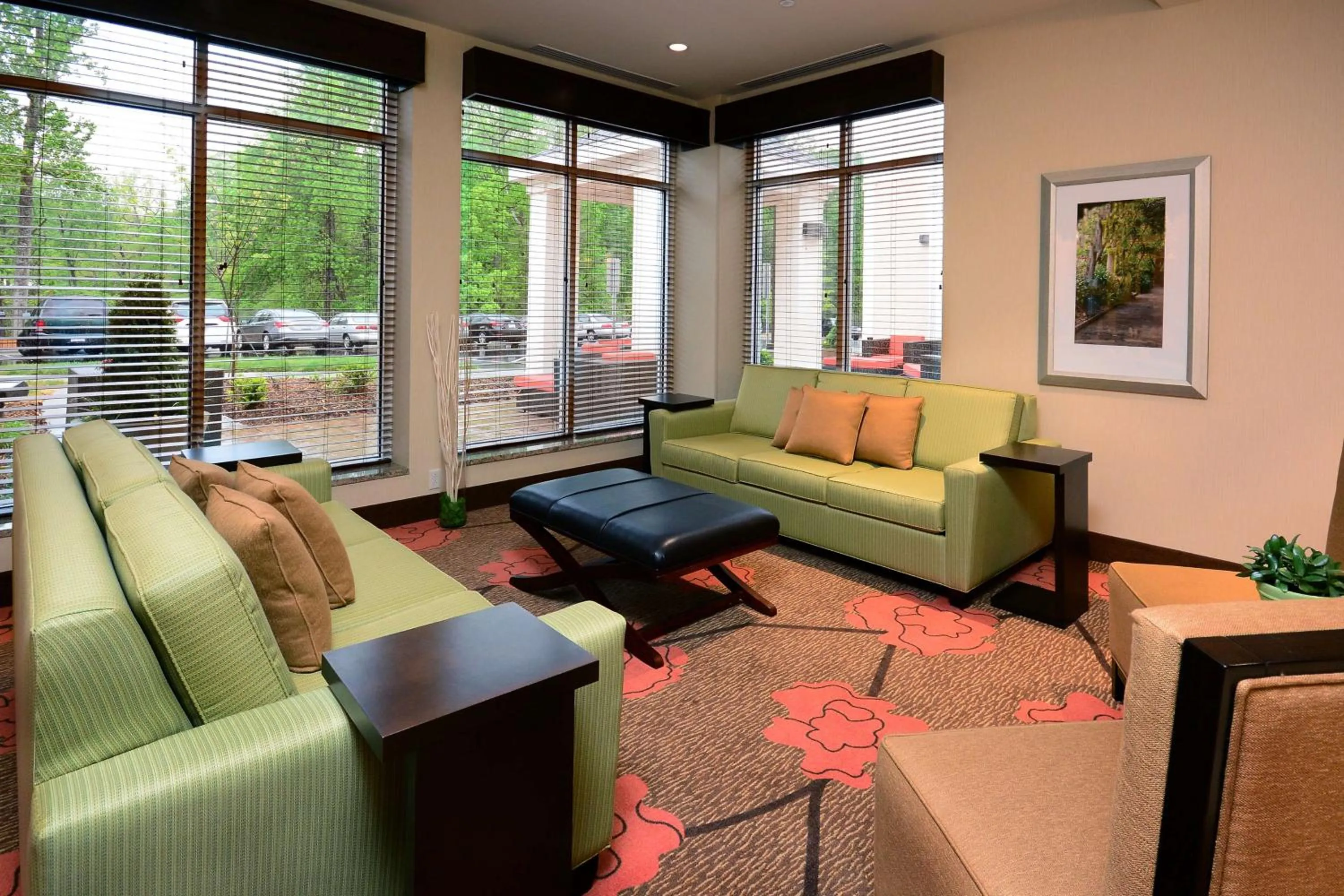 Lobby or reception in Hilton Garden Inn Greensboro Airport