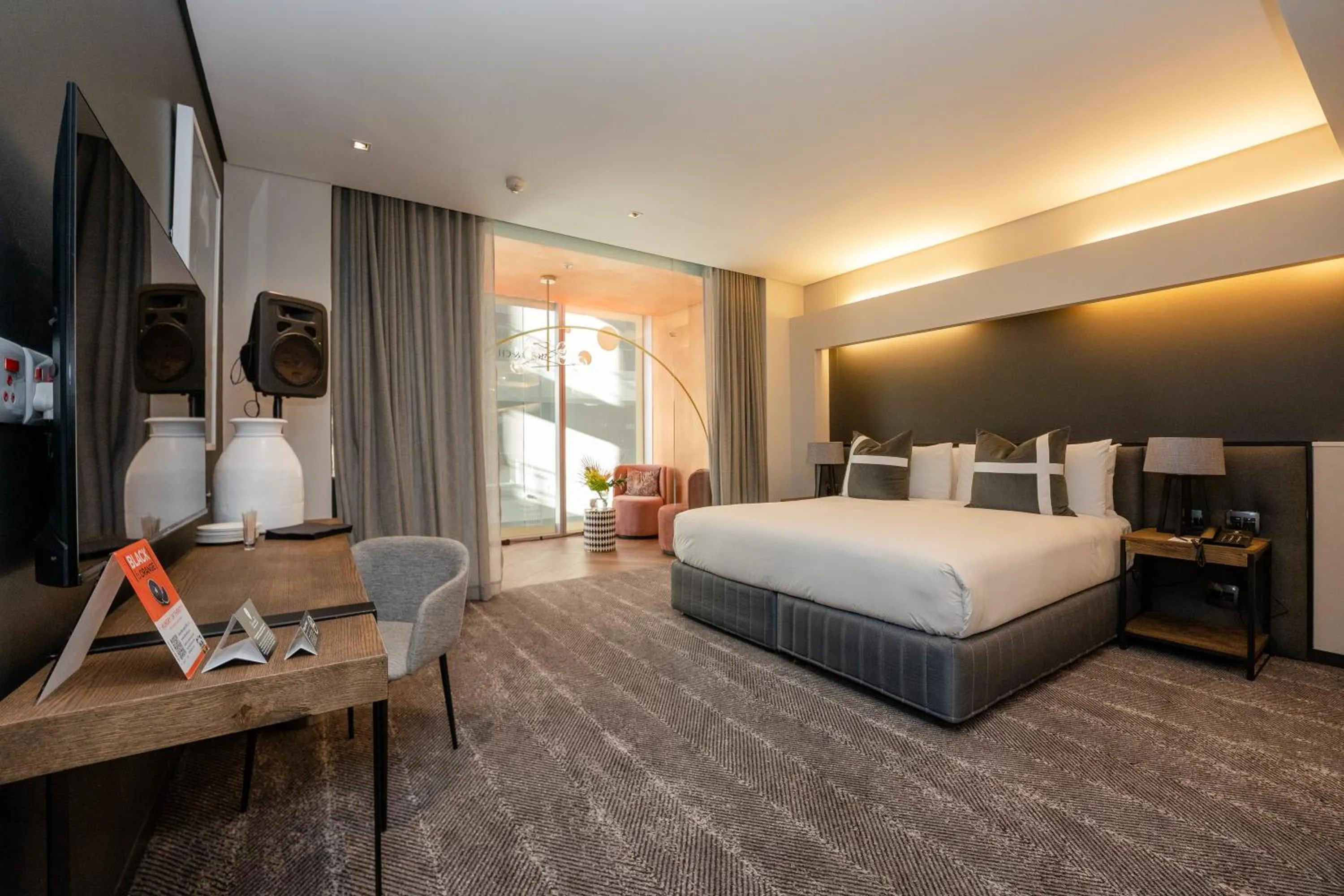 Decorative detail, Bed in The Capital 15 on Orange Hotel & Spa