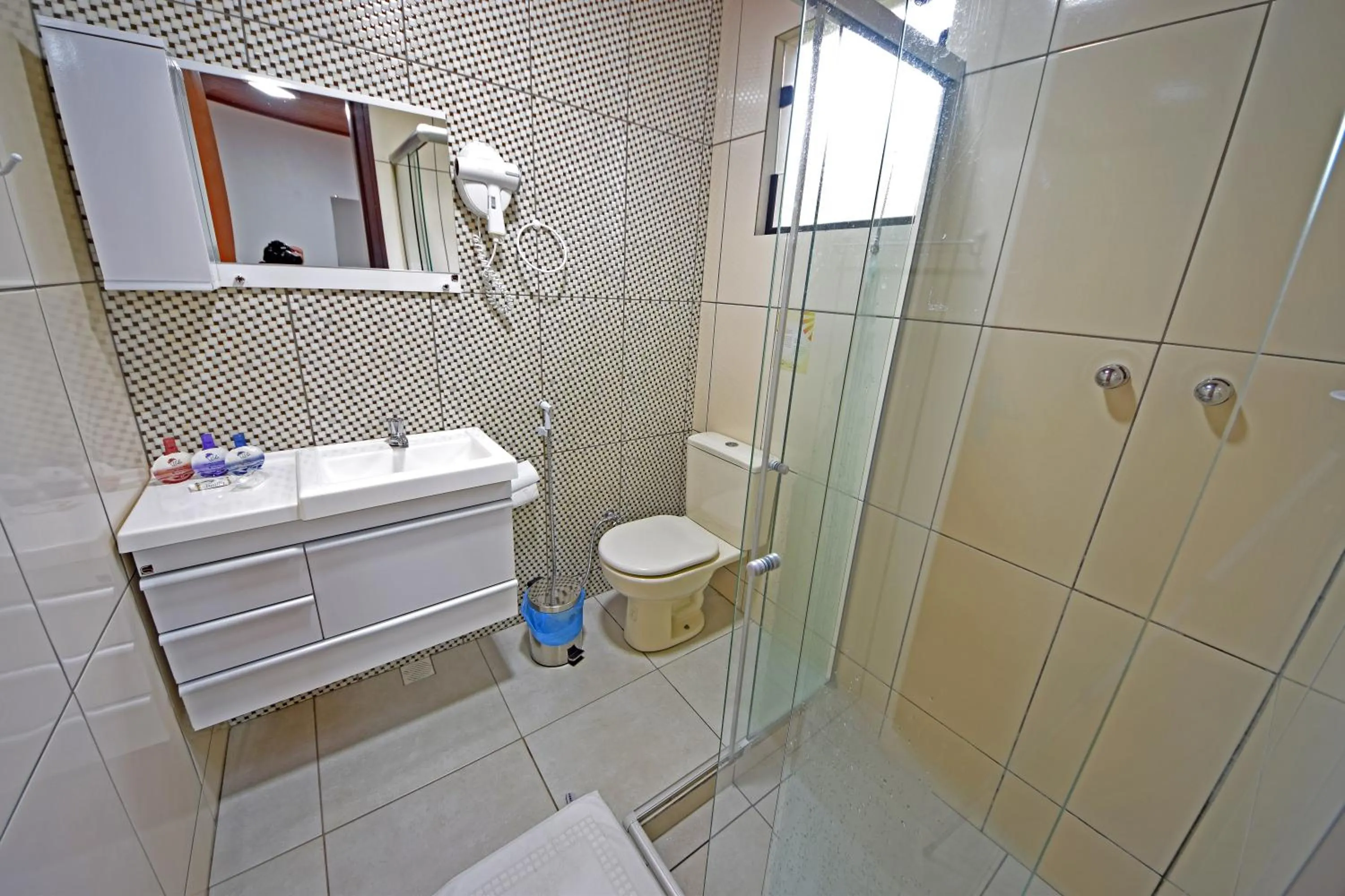 Bathroom in Alta Colina Chalés