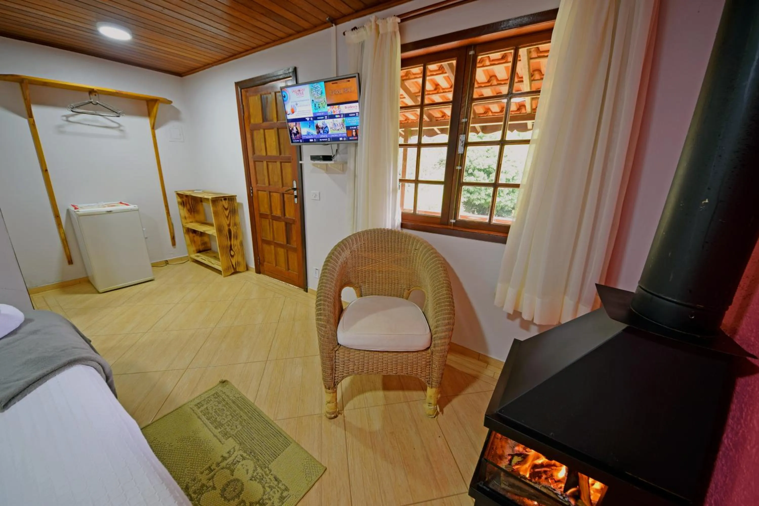 Bedroom in Alta Colina Chalés