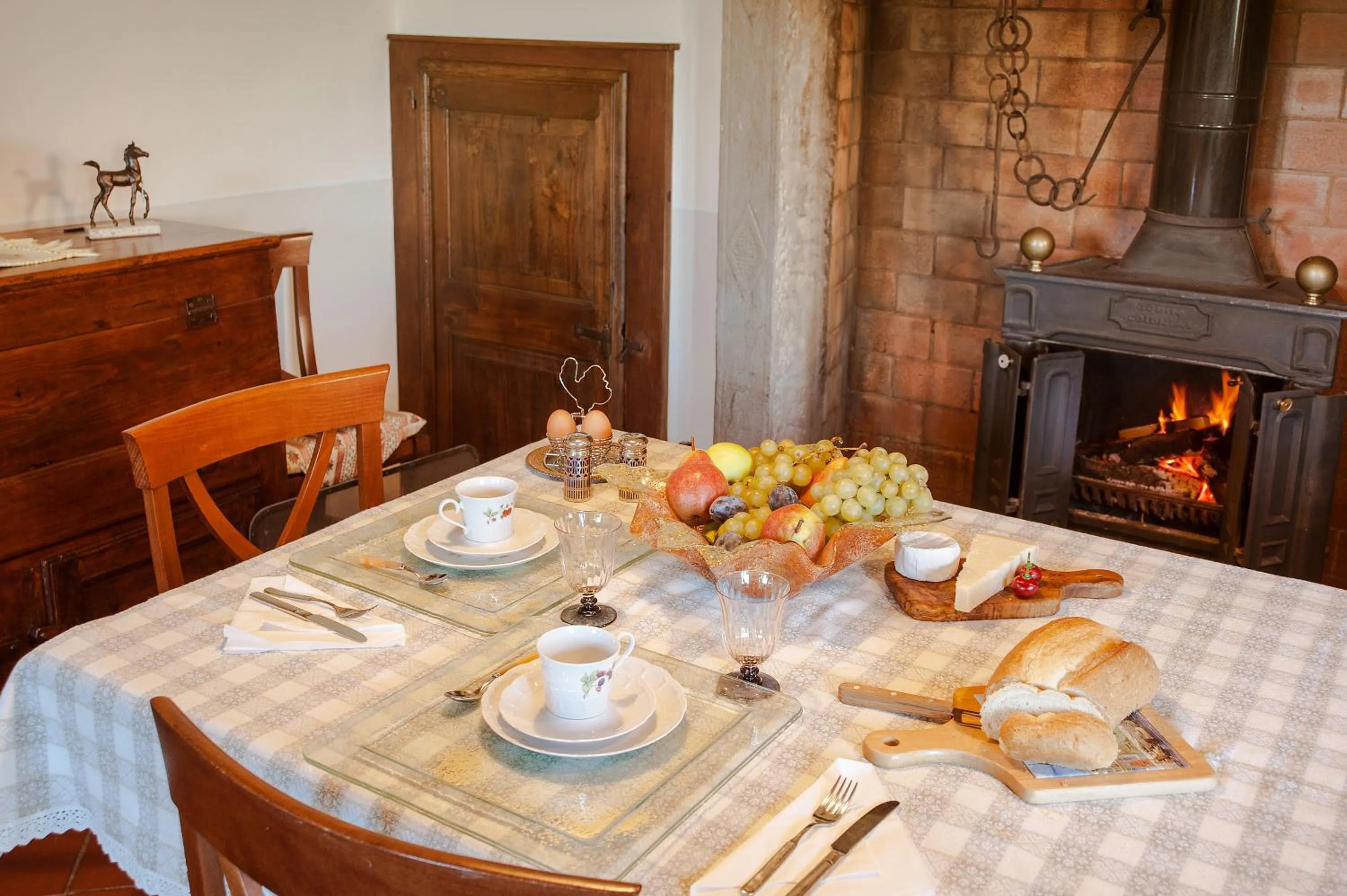 Dining area in Fattoria Ca' di Fatino
