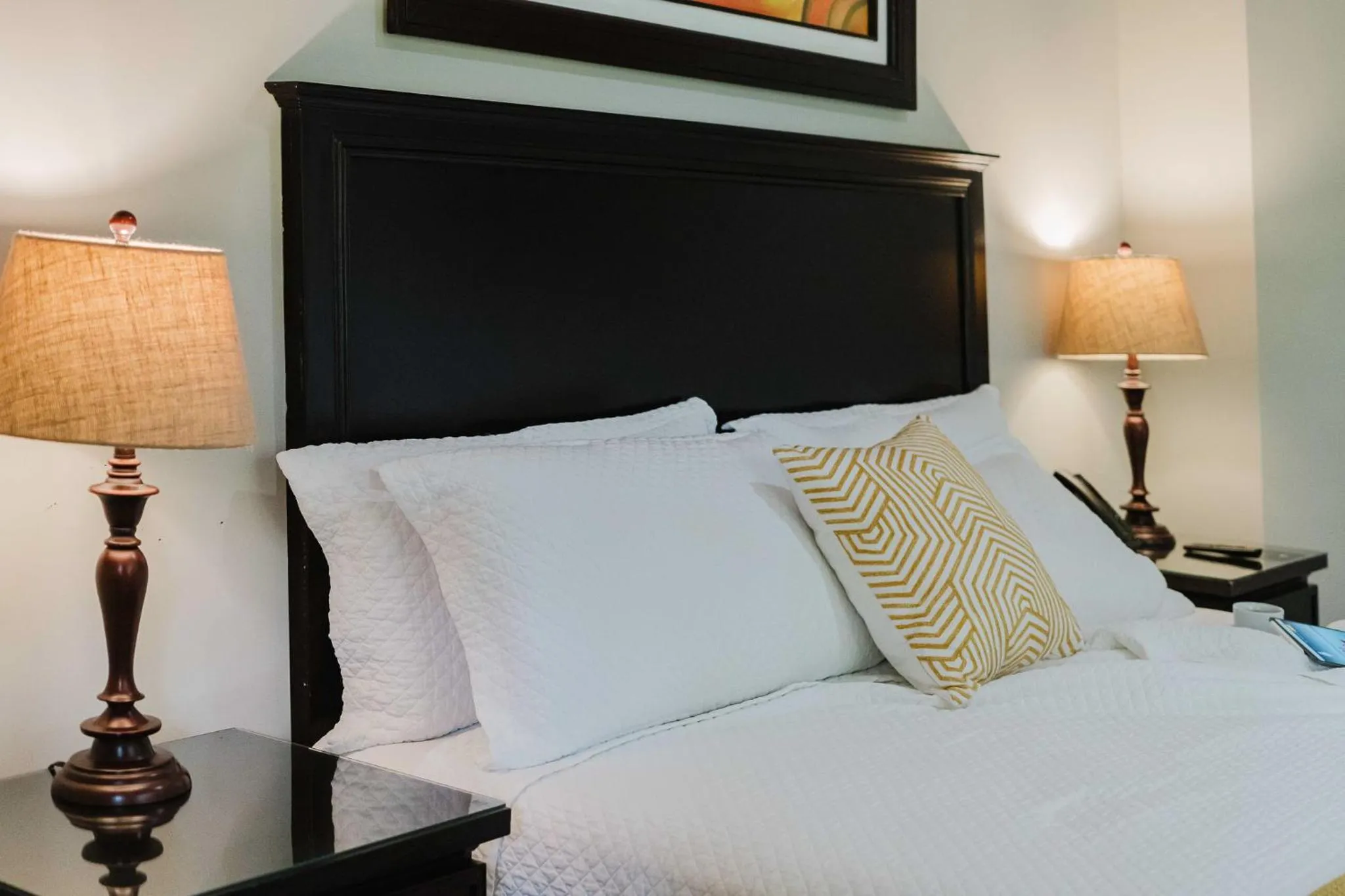 Bed in Papagayo Golden Palms Beachfront Hotel