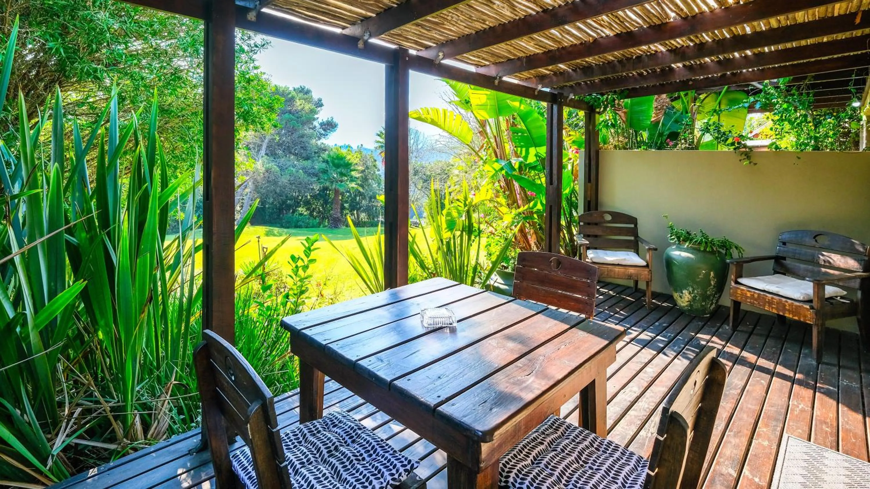 Patio in Hildesheim Guest Lodge