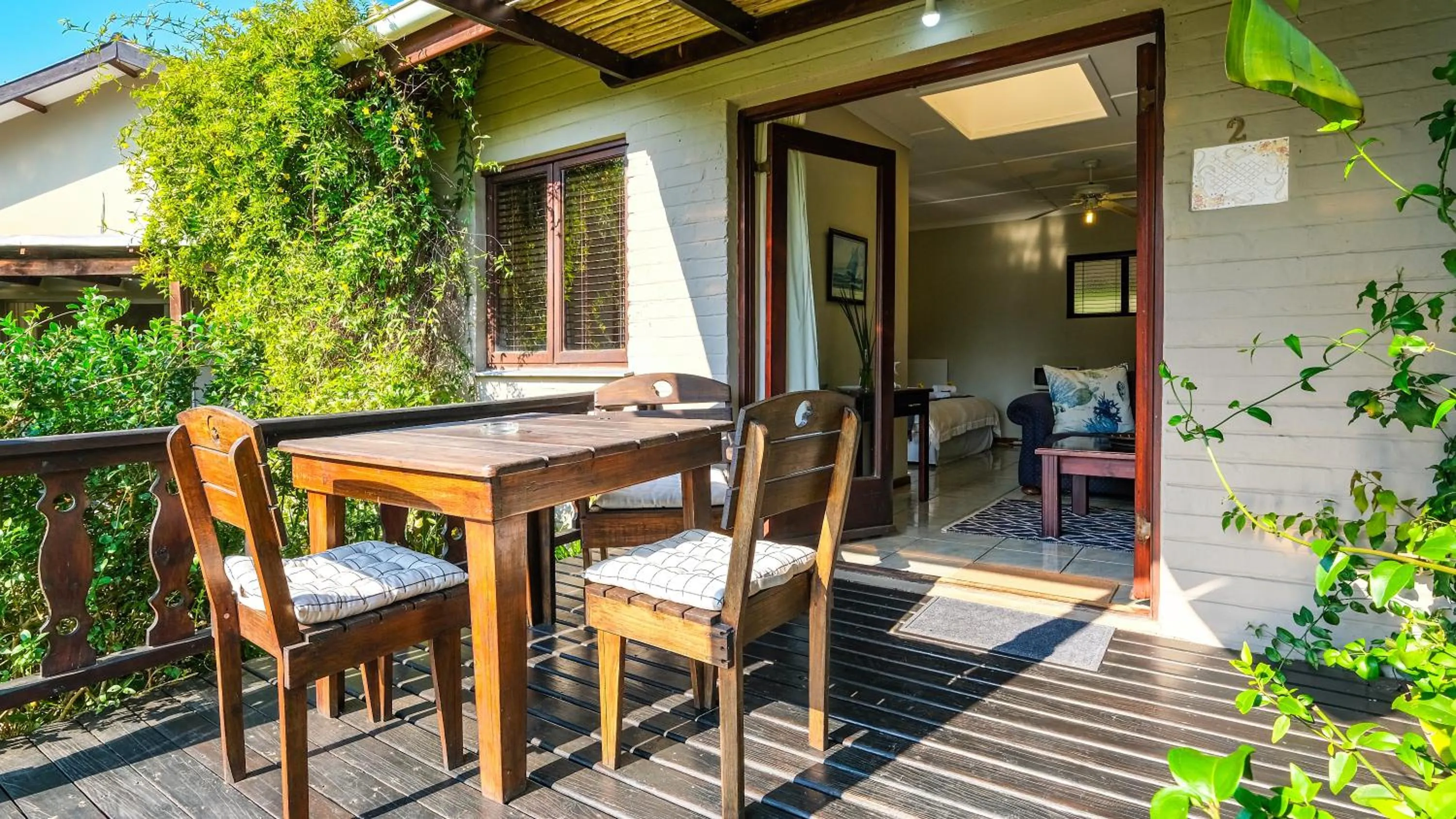 Patio in Hildesheim Guest Lodge