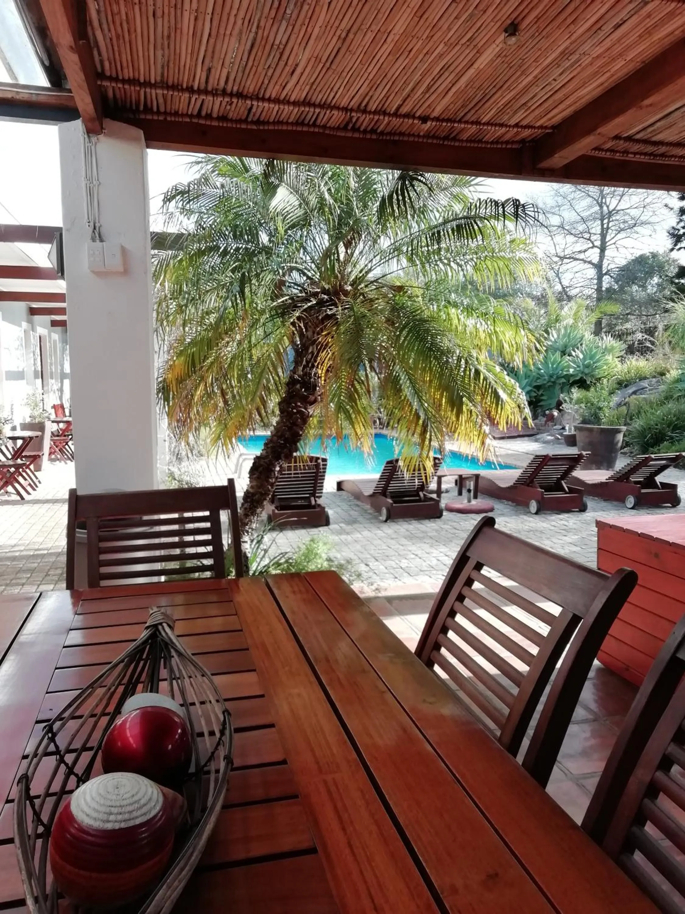 Patio in Marula Lodge