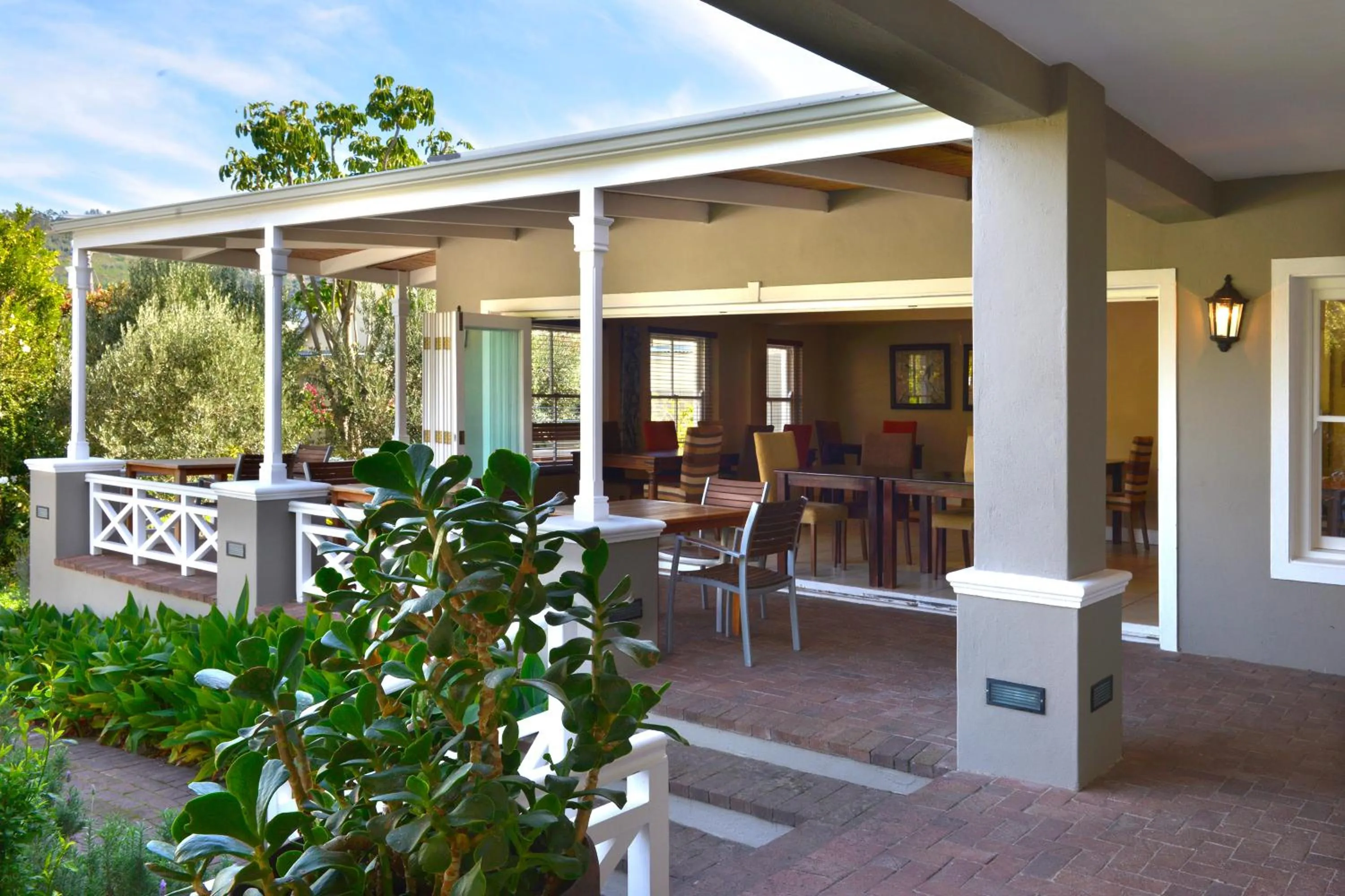Patio in Plumwood Boutique Hotel by The Living Journey Collection