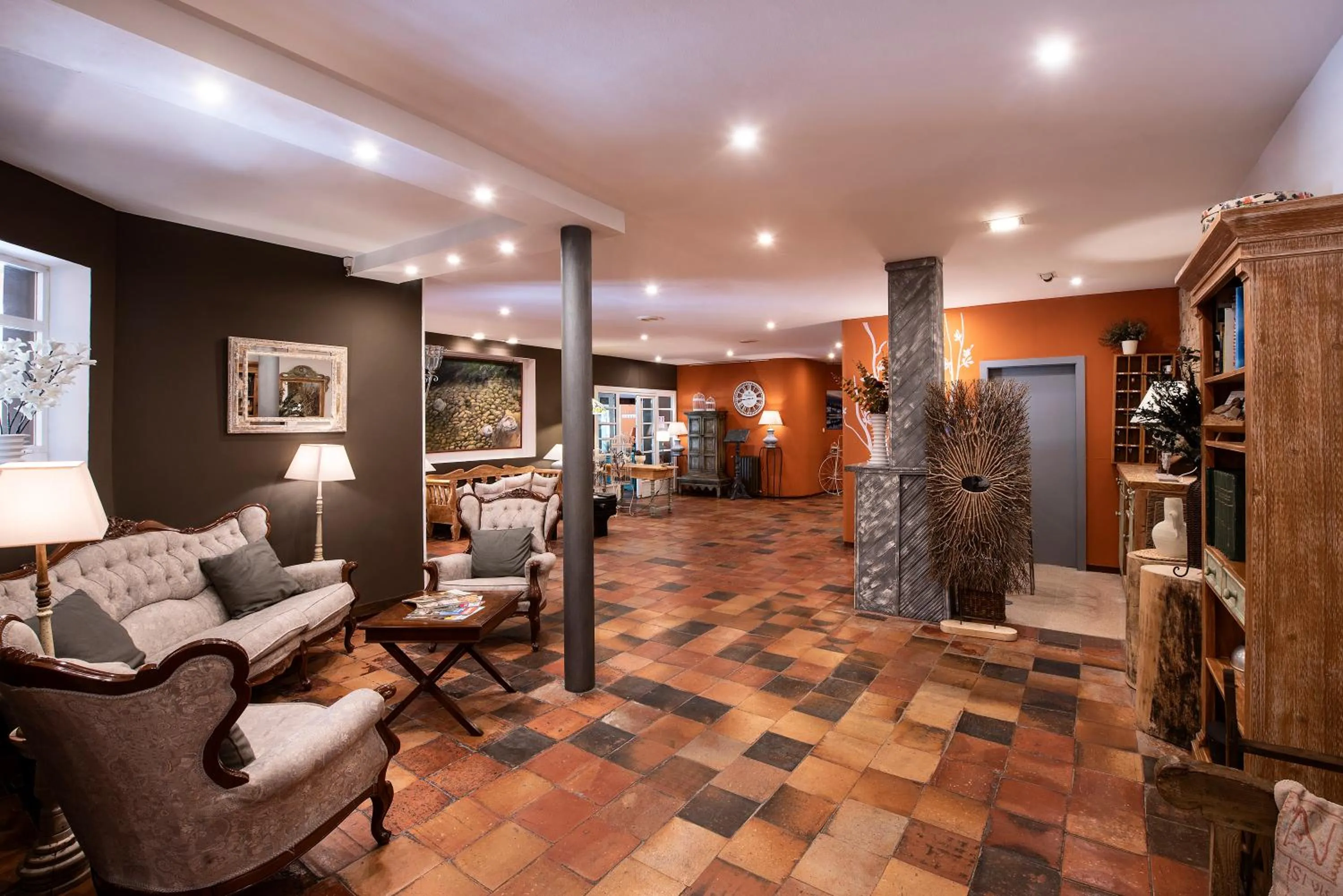 Living room in Hotel La Posada De Alameda
