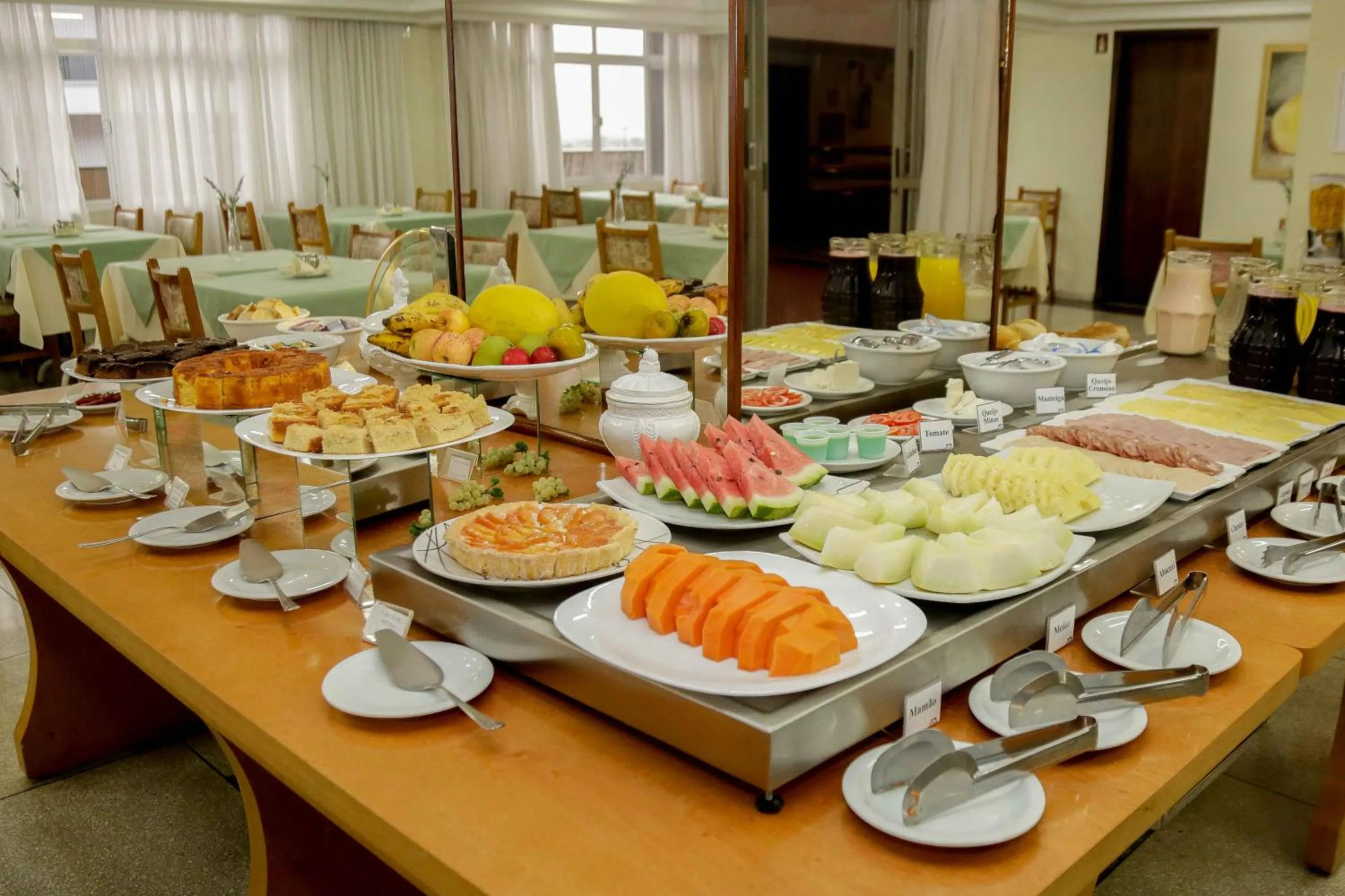 American breakfast in Susin Hotel