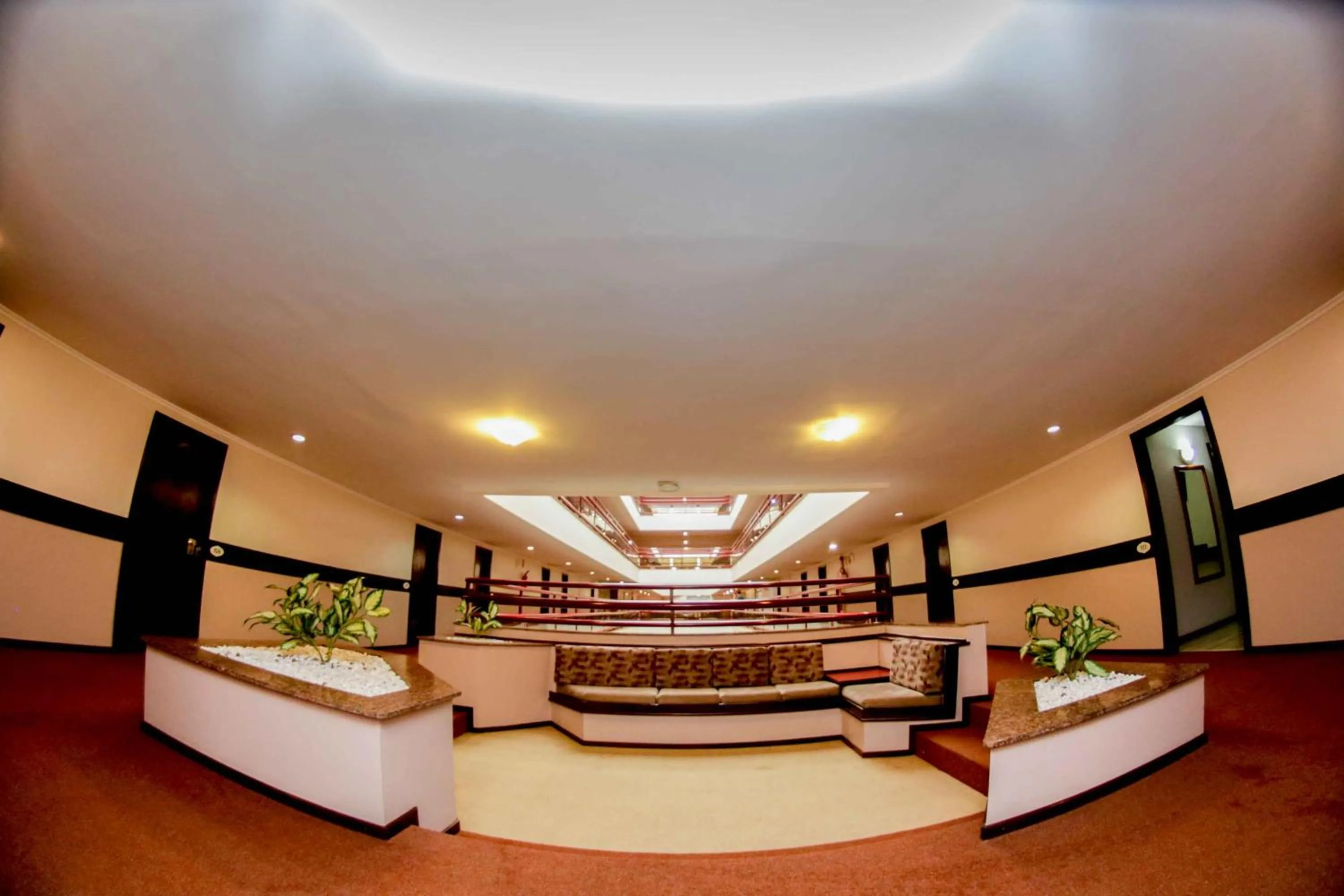 Seating area in Susin Hotel