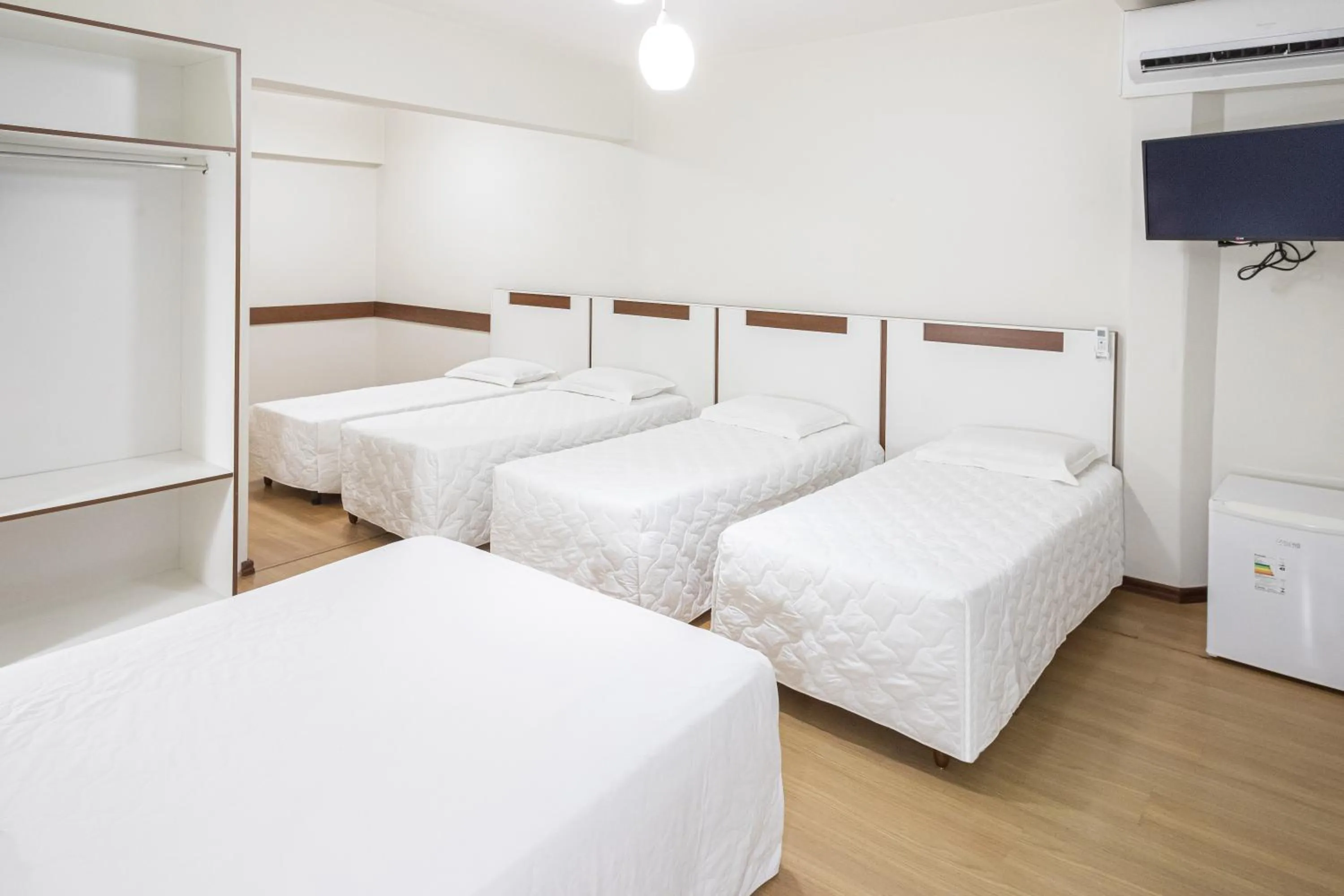 Bed in Hotel Gracher Brusque