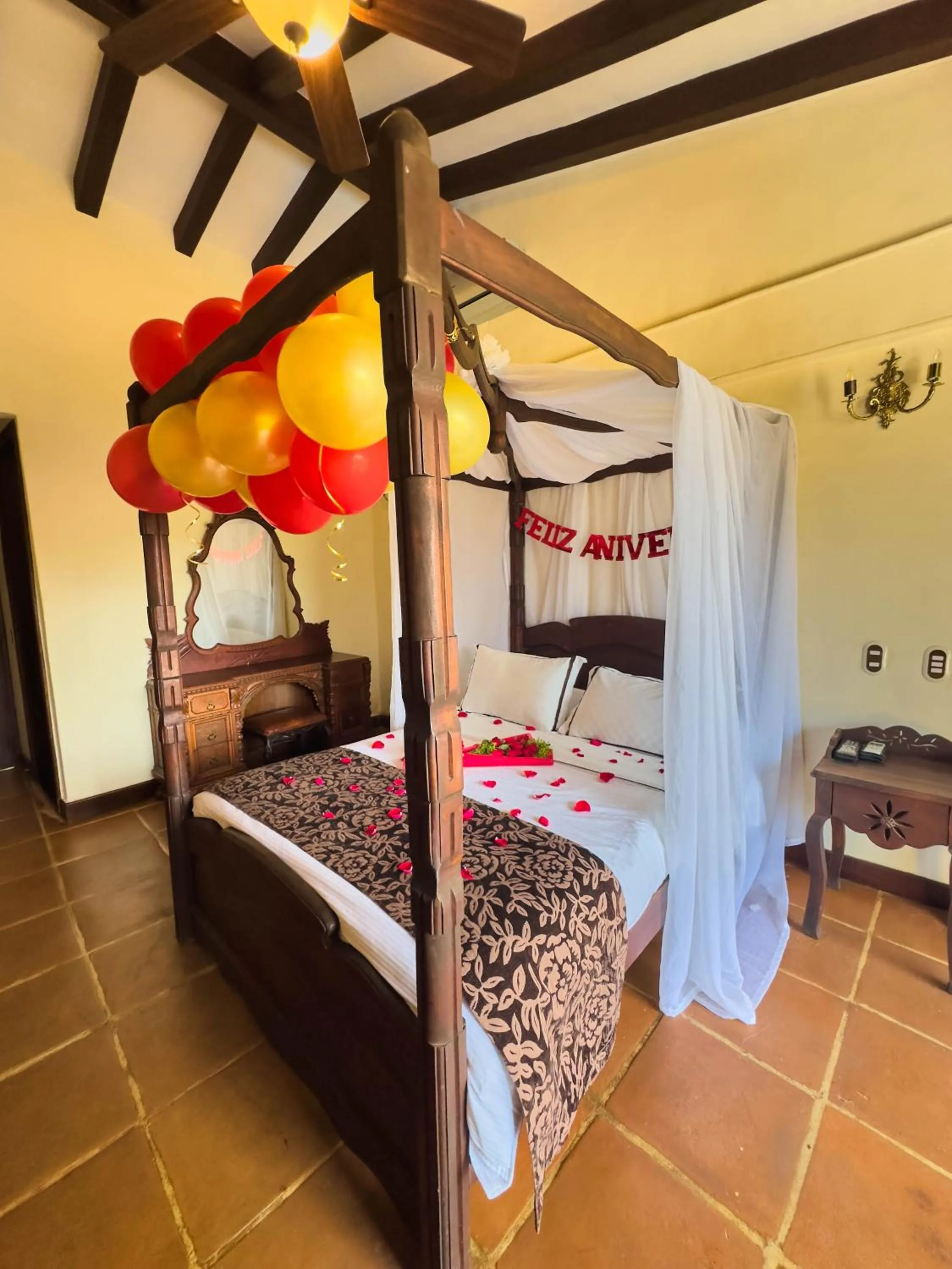 Photo of the whole room, Bed in Nueva Granada Hotel Colonial -Centro Histórico-