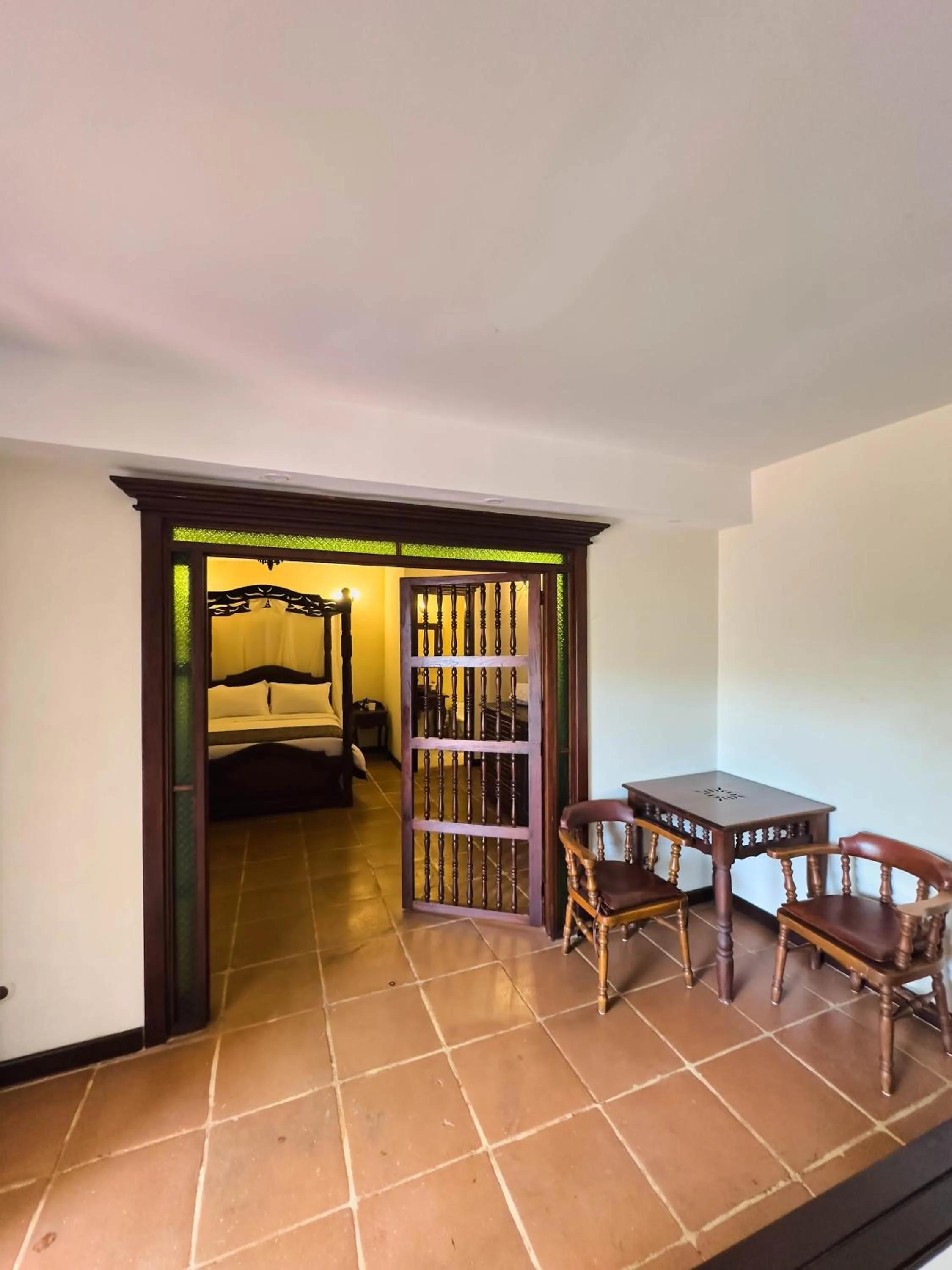 Living room, Bed in Nueva Granada Hotel Colonial -Centro Histórico-