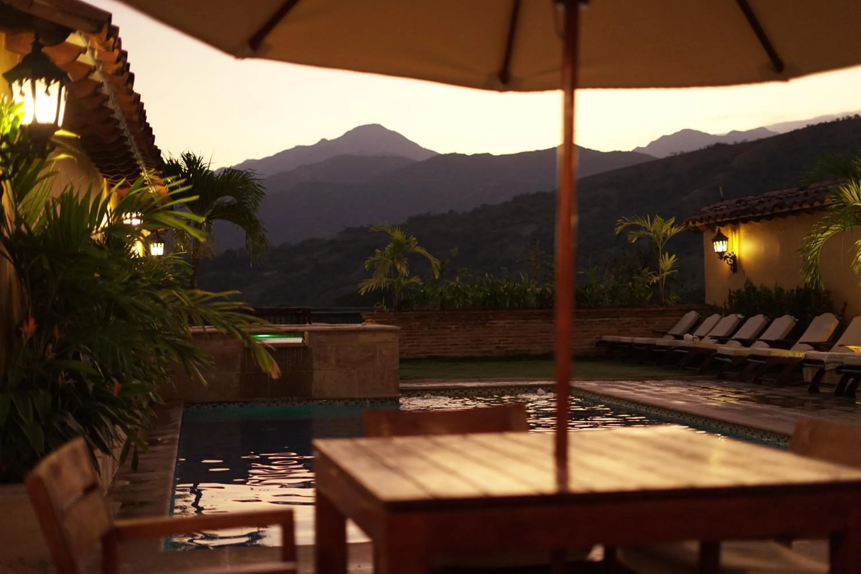Patio in Nueva Granada Hotel Colonial -Centro Histórico-