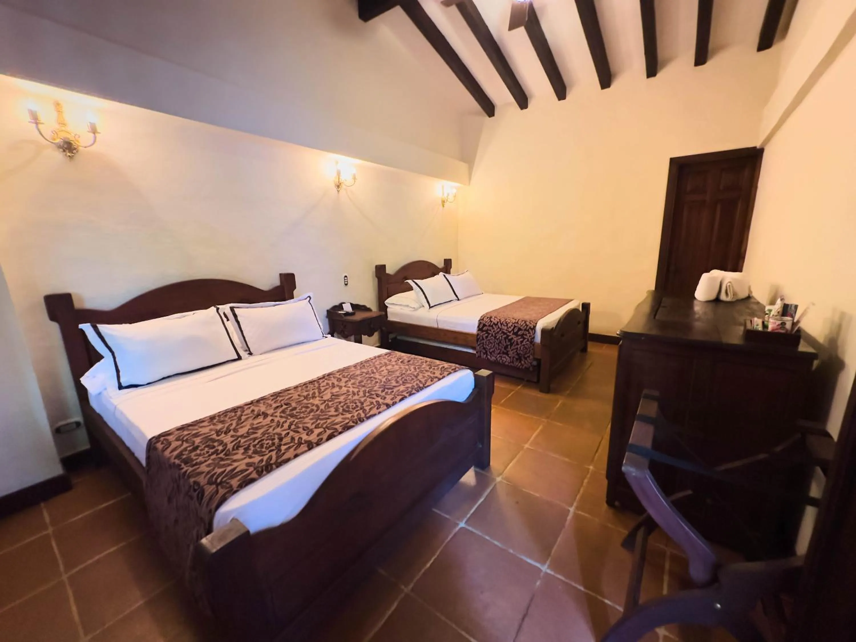 Bed in Nueva Granada Hotel Colonial -Centro Histórico-