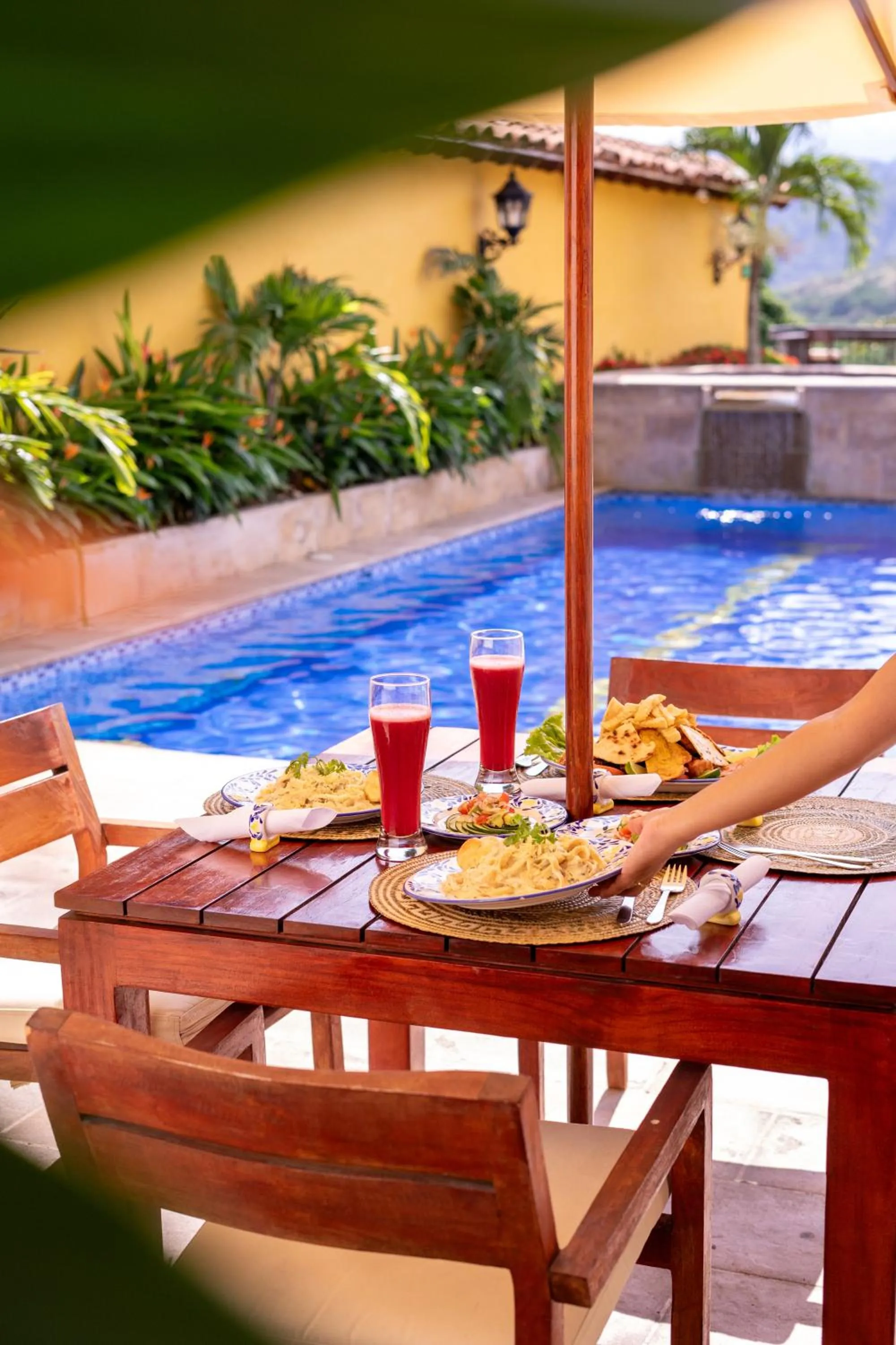 Patio in Nueva Granada Hotel Colonial -Centro Histórico-