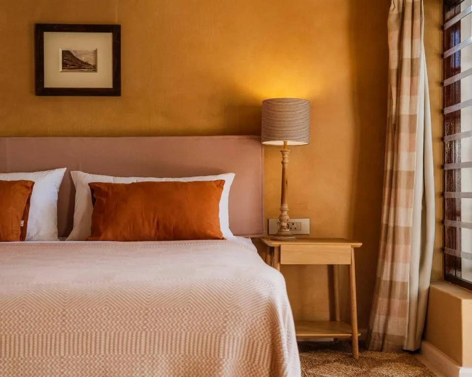 Bed in Moontide Riverside Lodge