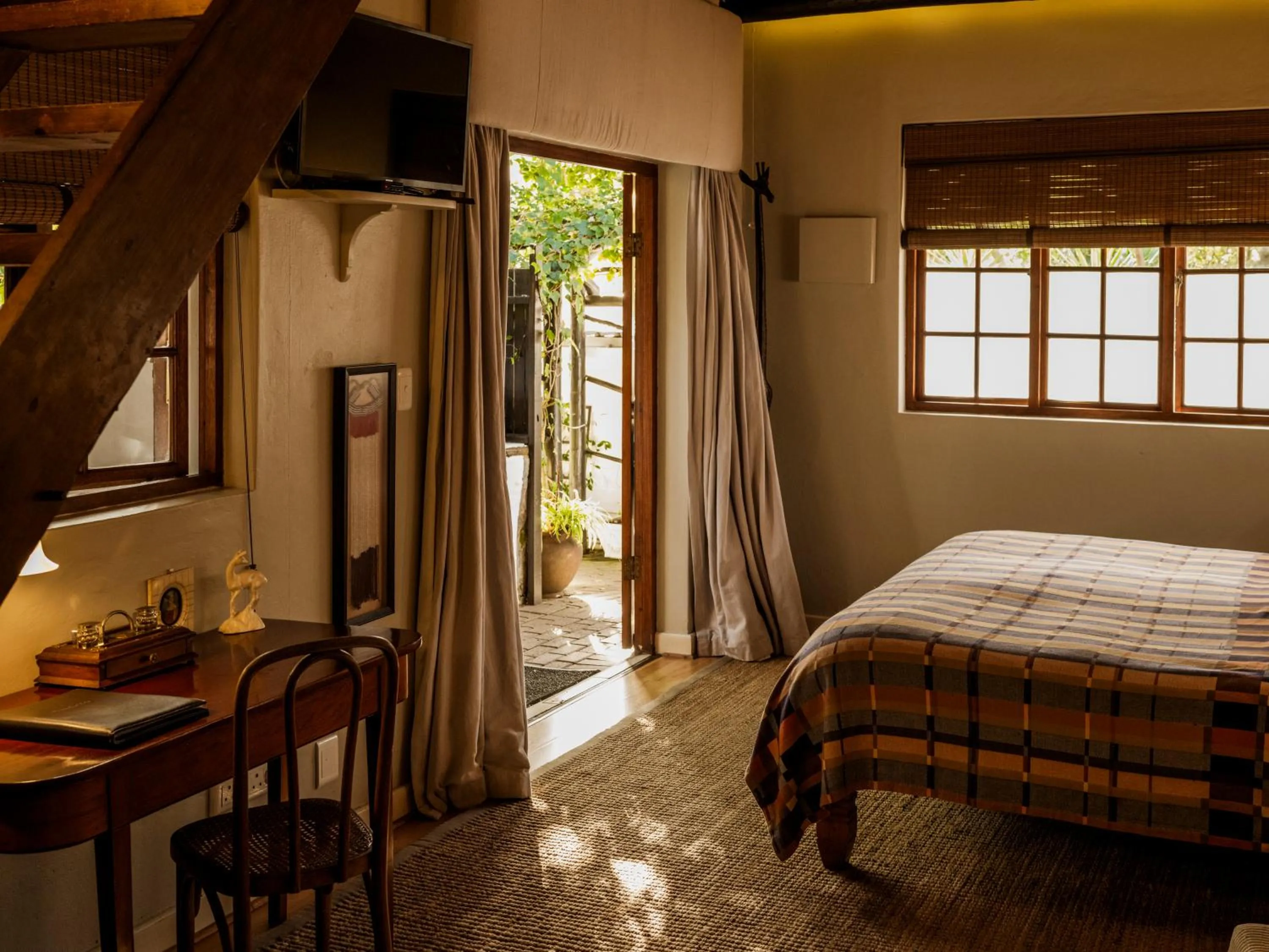 Bed in Moontide Riverside Lodge