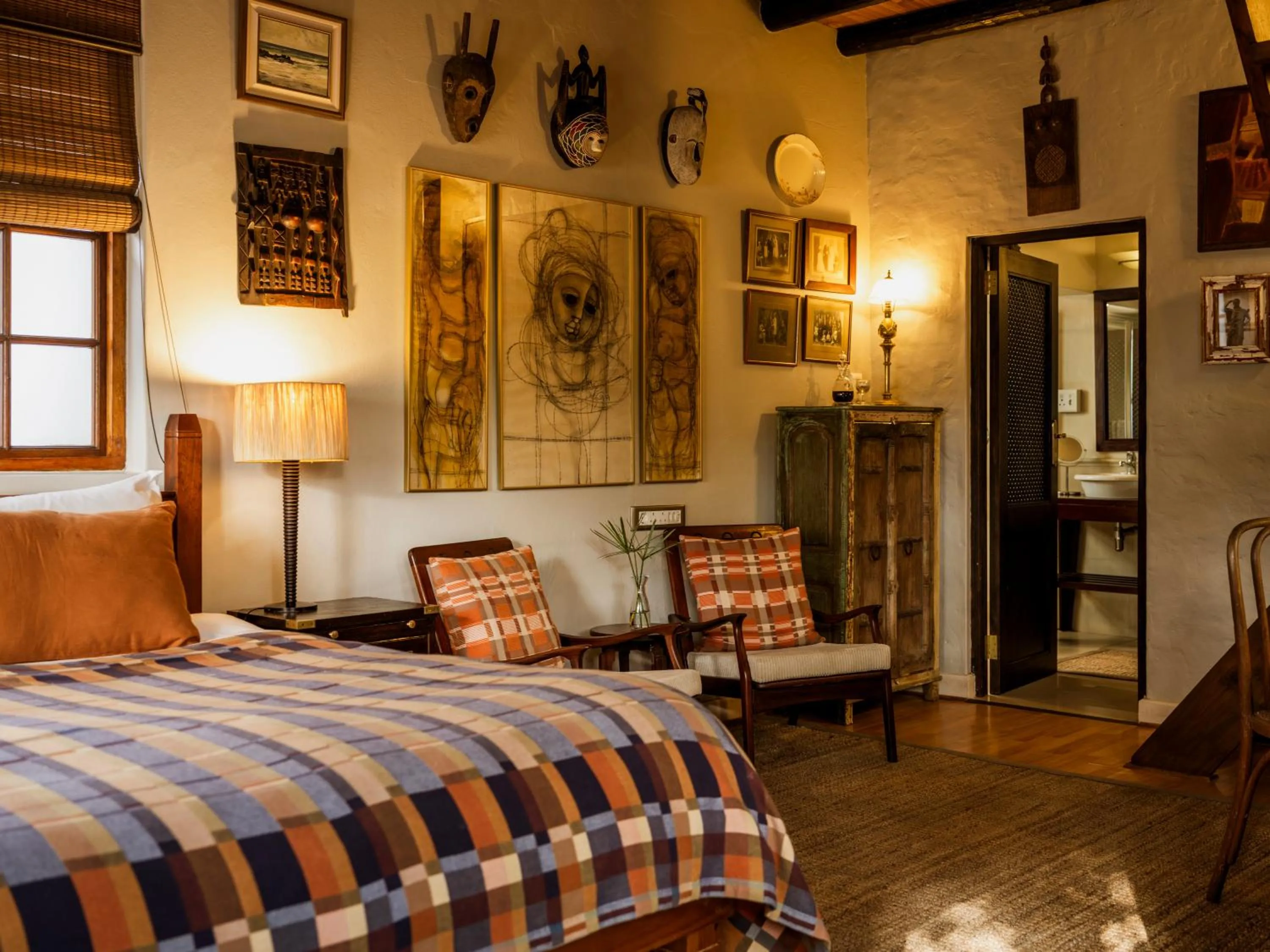 Bed in Moontide Riverside Lodge