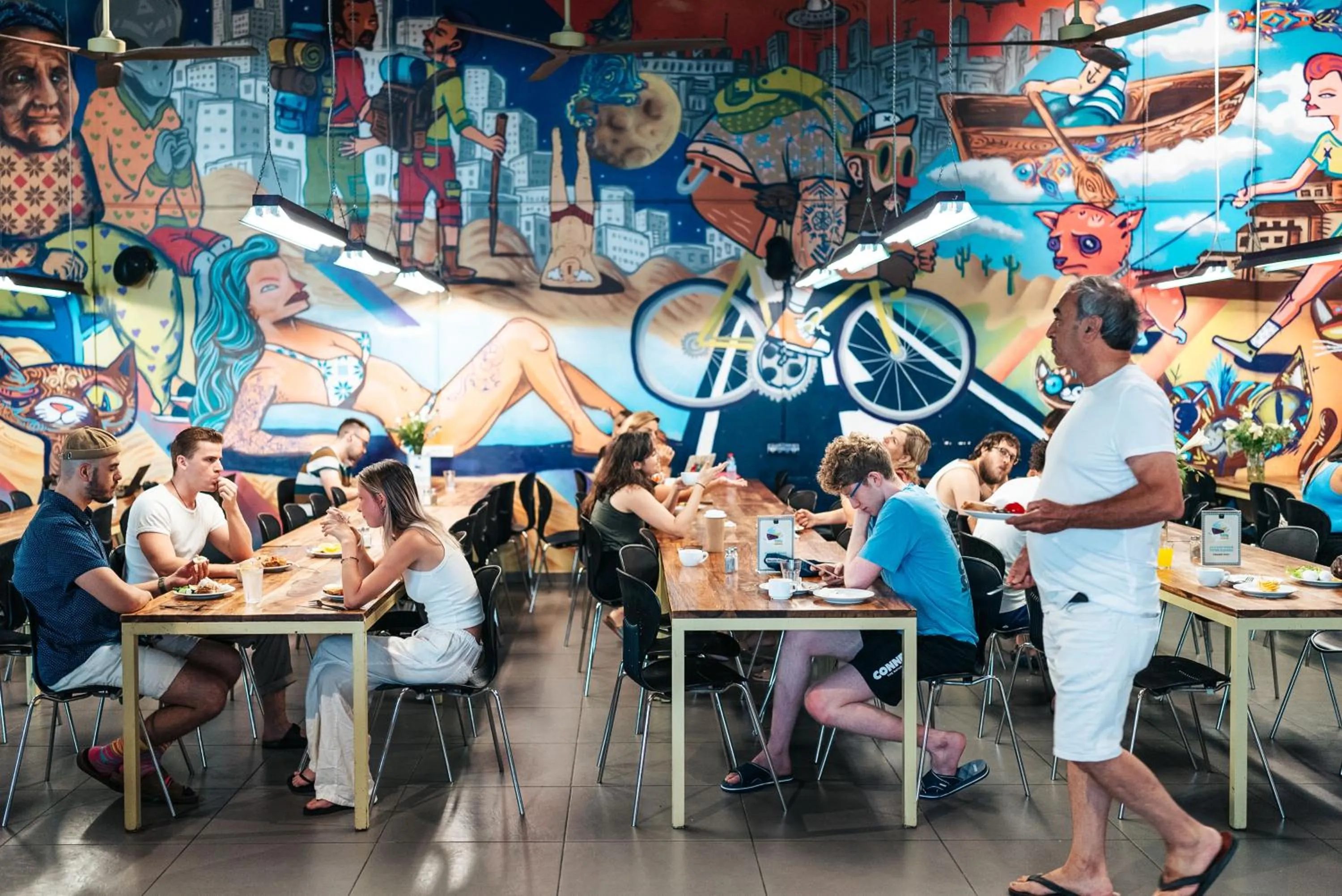 Buffet breakfast in Abraham Tel Aviv