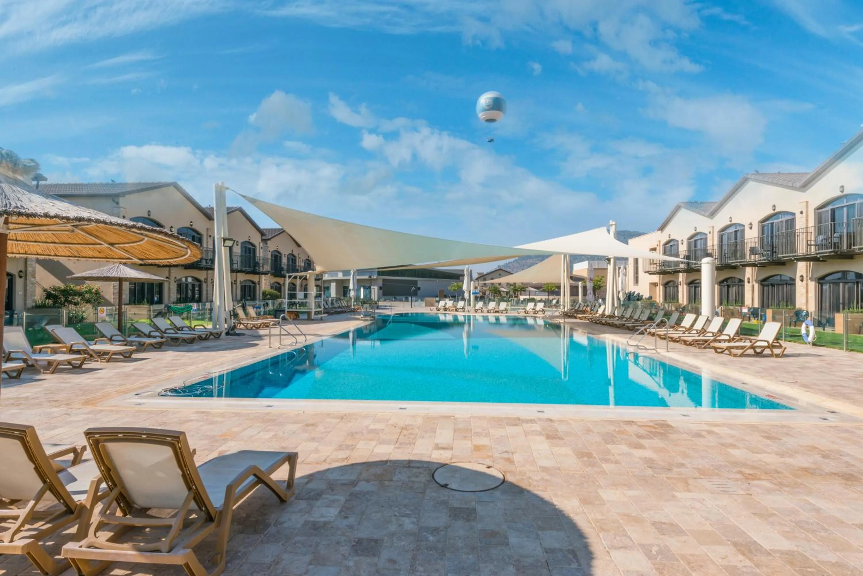 Pool view in Galilion Hotel