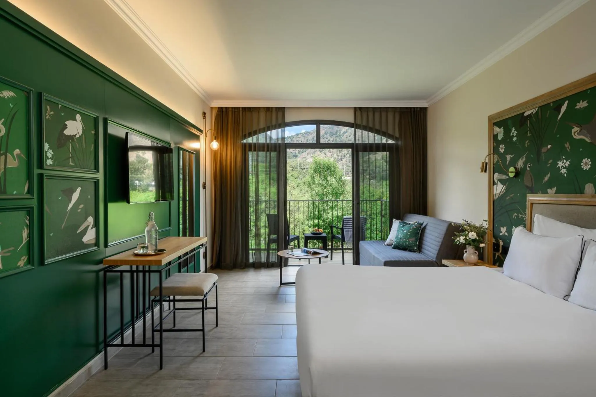 Bed in Galilion Hotel