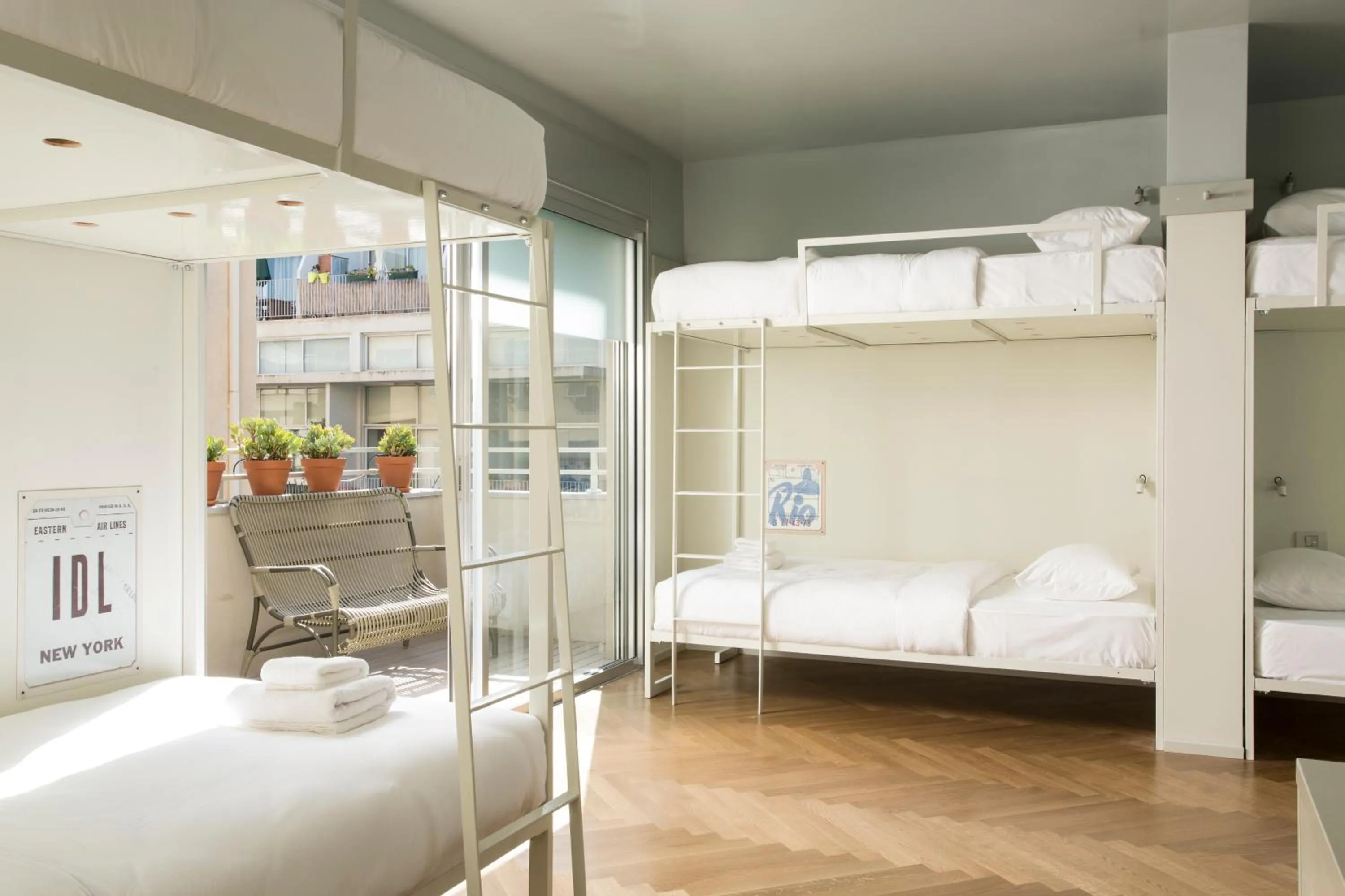 View (from property/room), Bed in Florentin House - By HOMY