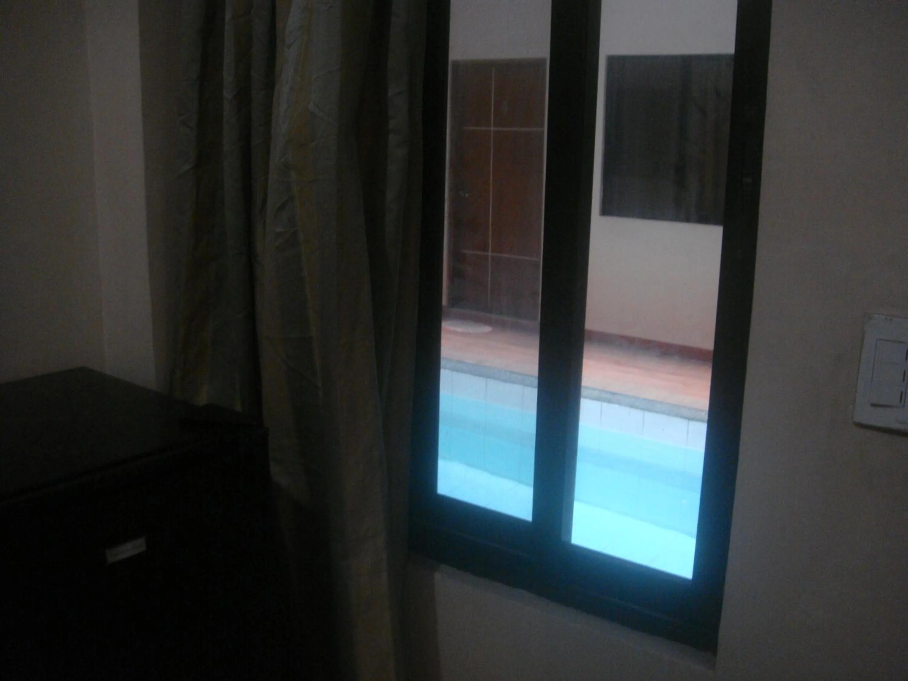 Pool view in Hidden Pearl Hotel (Janus Luxury Suites)