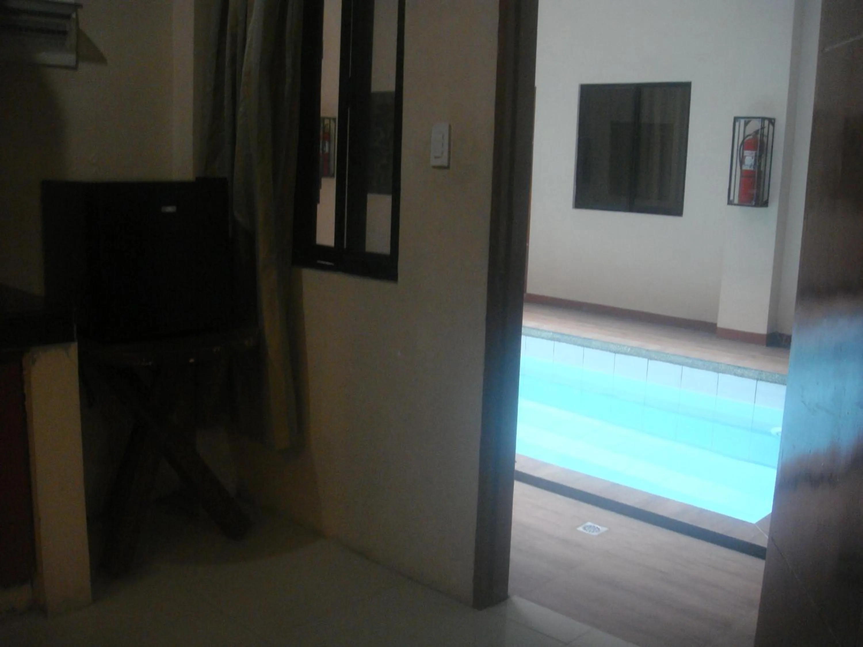 Pool view in Hidden Pearl Hotel (Janus Luxury Suites)