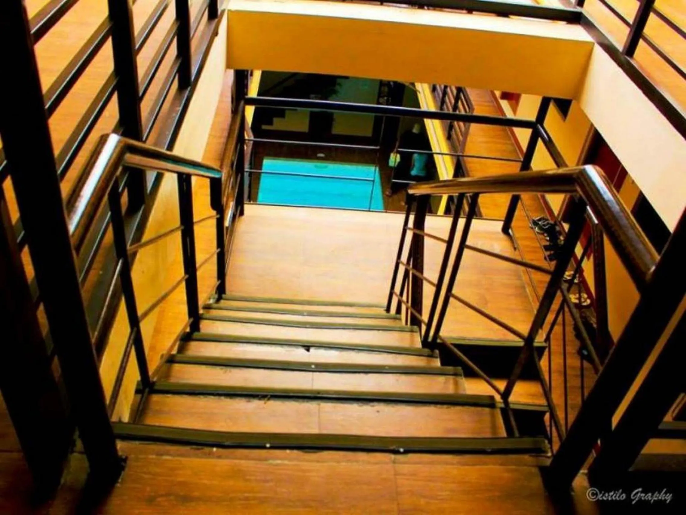 Pool view in Hidden Pearl Hotel (Janus Luxury Suites)