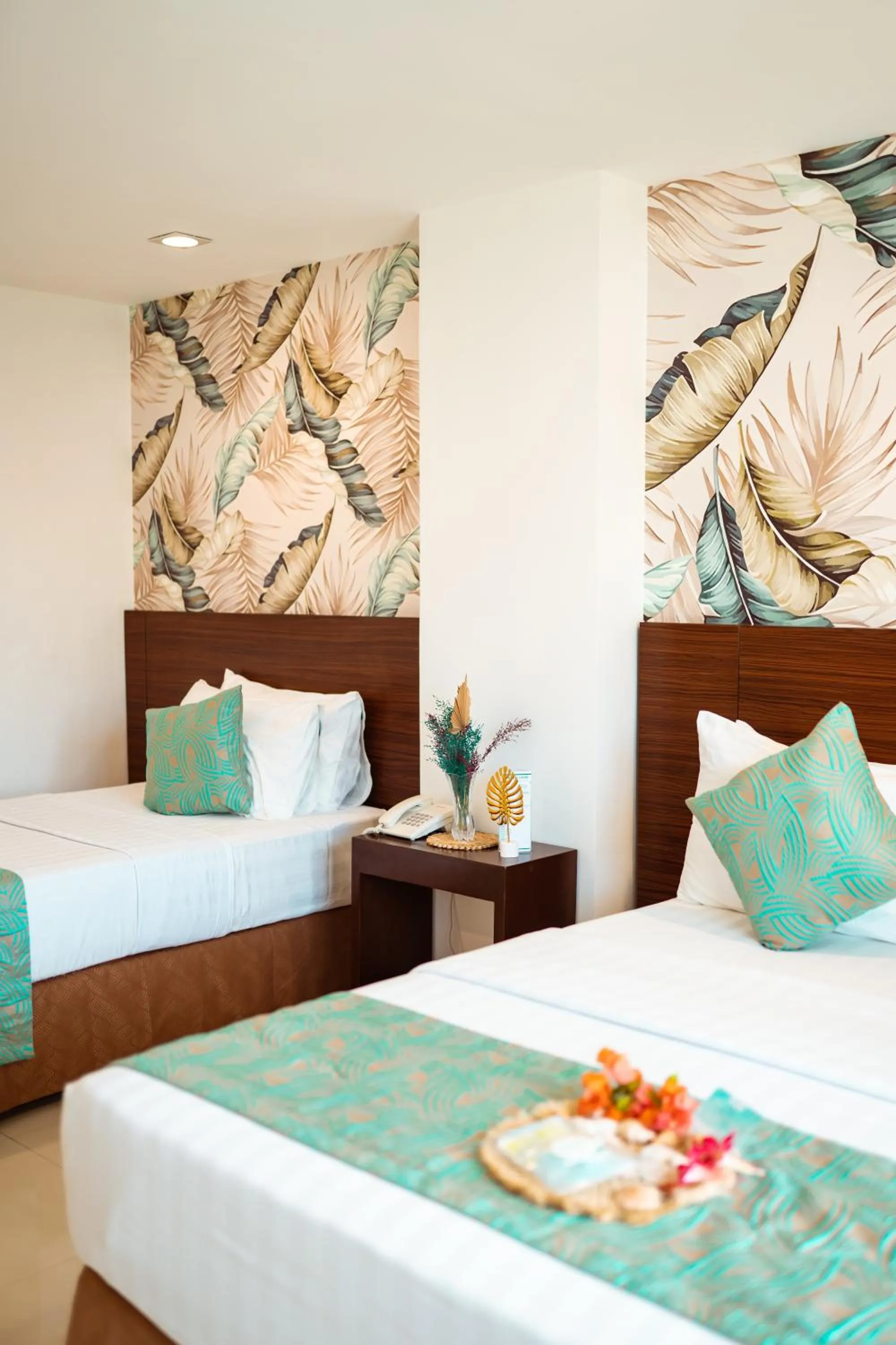 Bed in Jony's Boutique Hotel