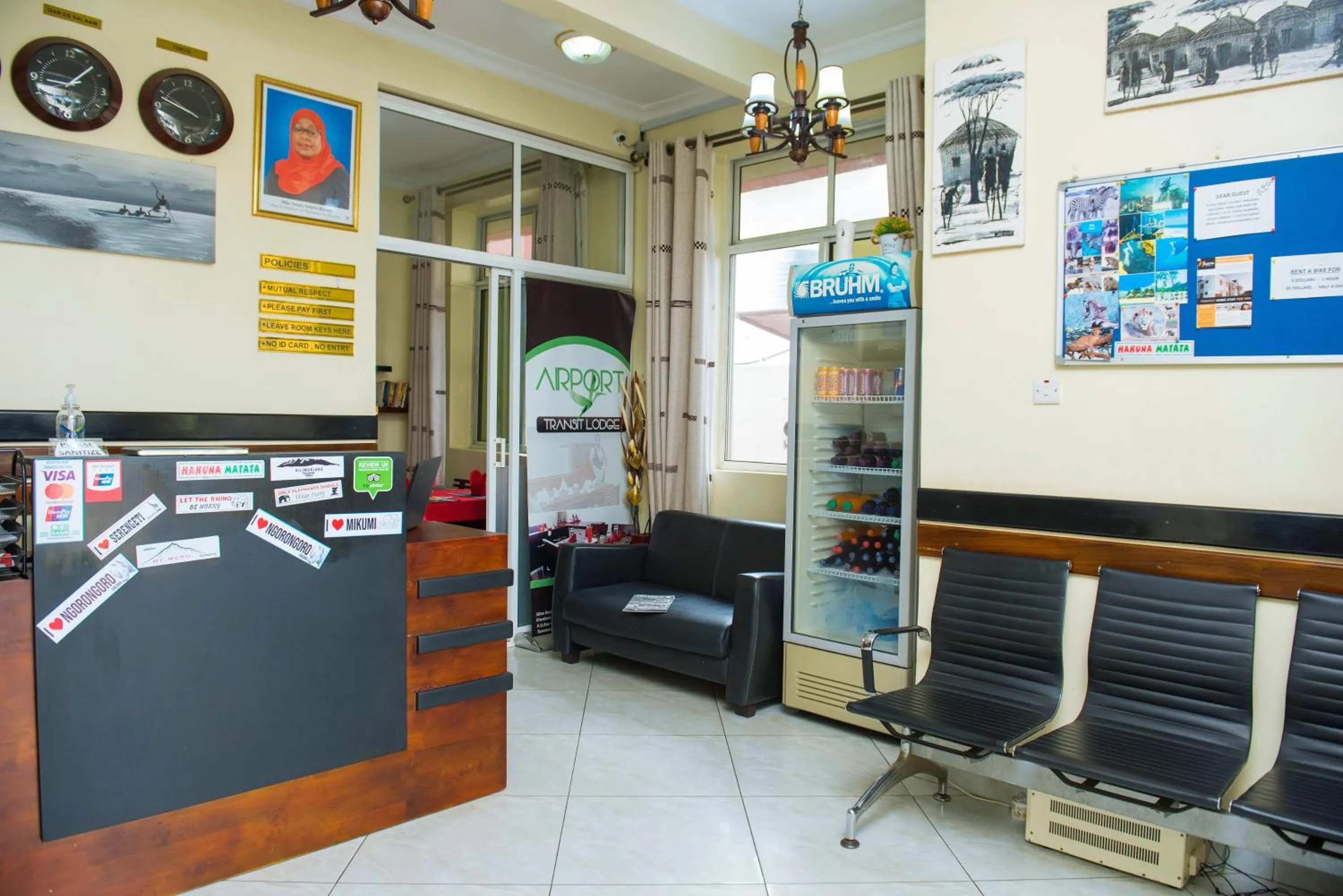 Lobby or reception in Airport Transit Lodges