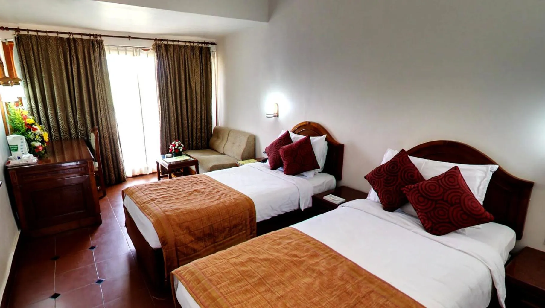 Bed in KTDC Samudra Beach Resort