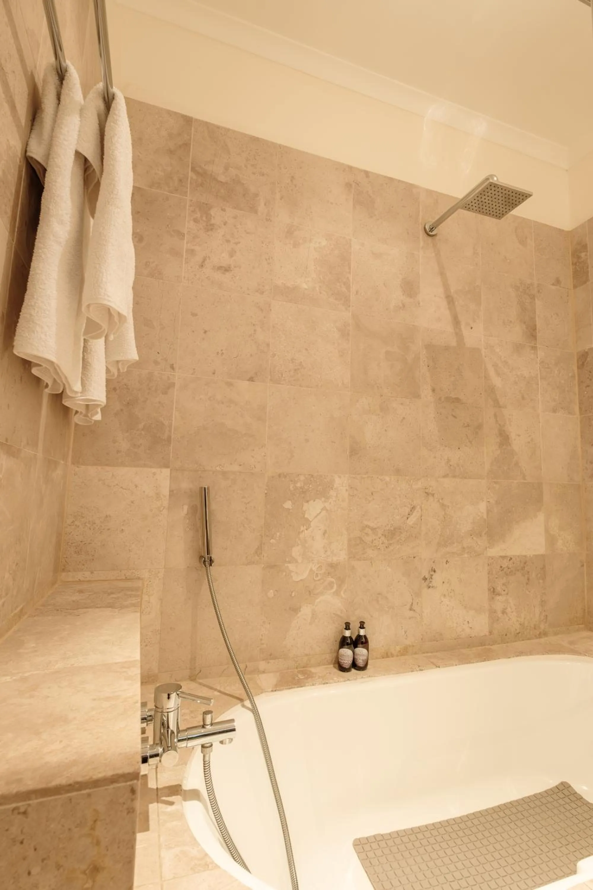 Shower in The Walden Suites