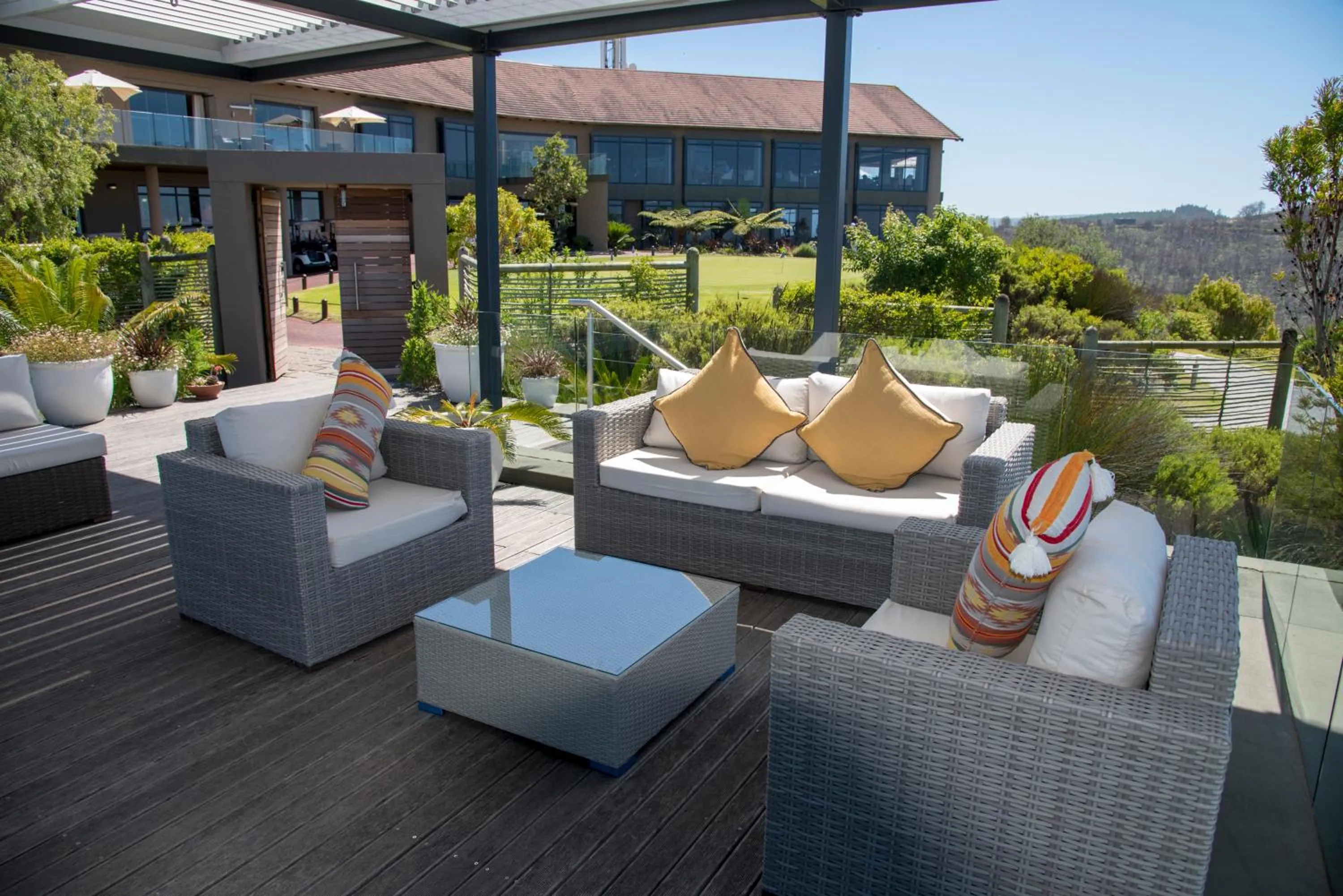 Patio in Simola Hotel, Country Club & Spa