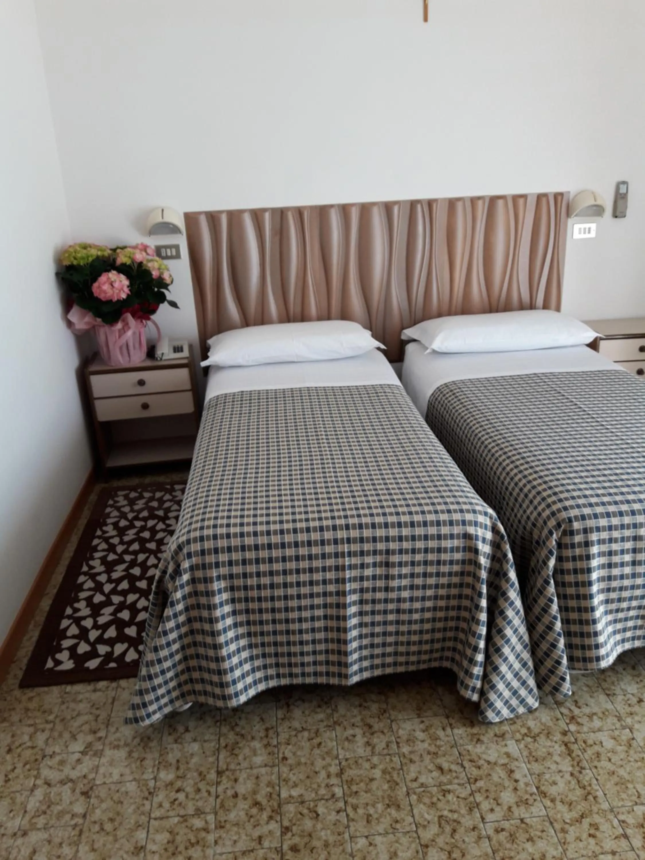 Bed in Hotel Lem-Casadei