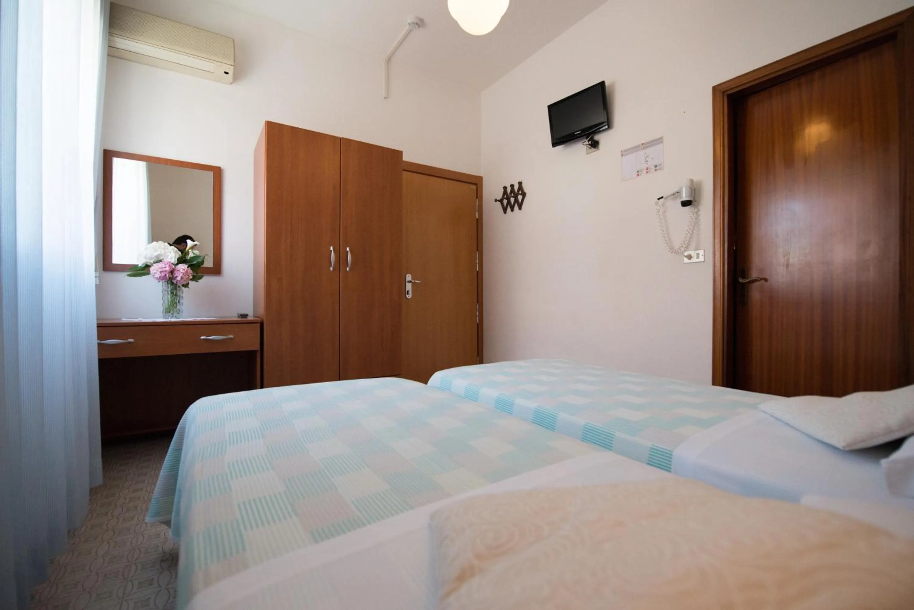 Bed in Hotel Lem-Casadei