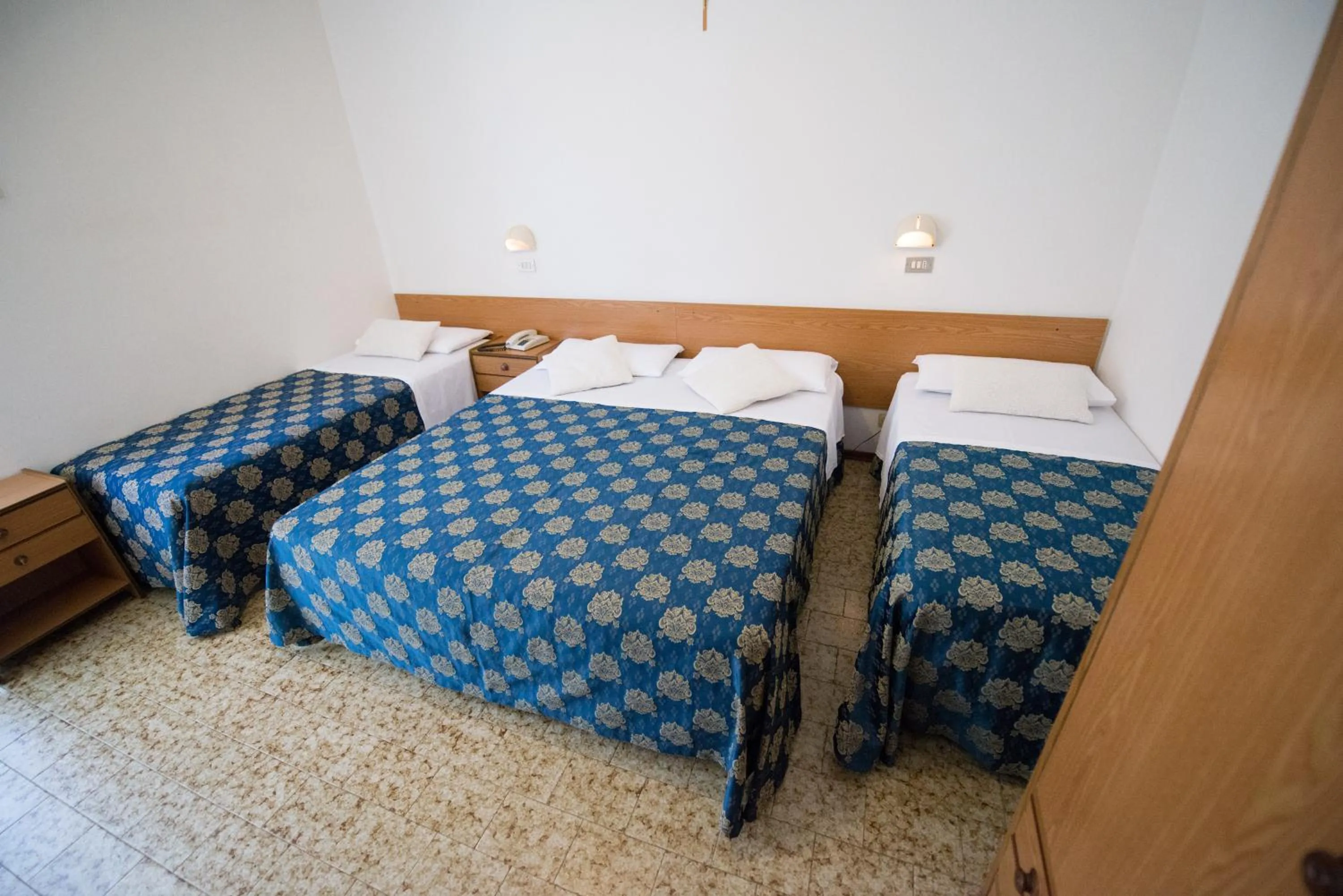 Bed in Hotel Lem-Casadei