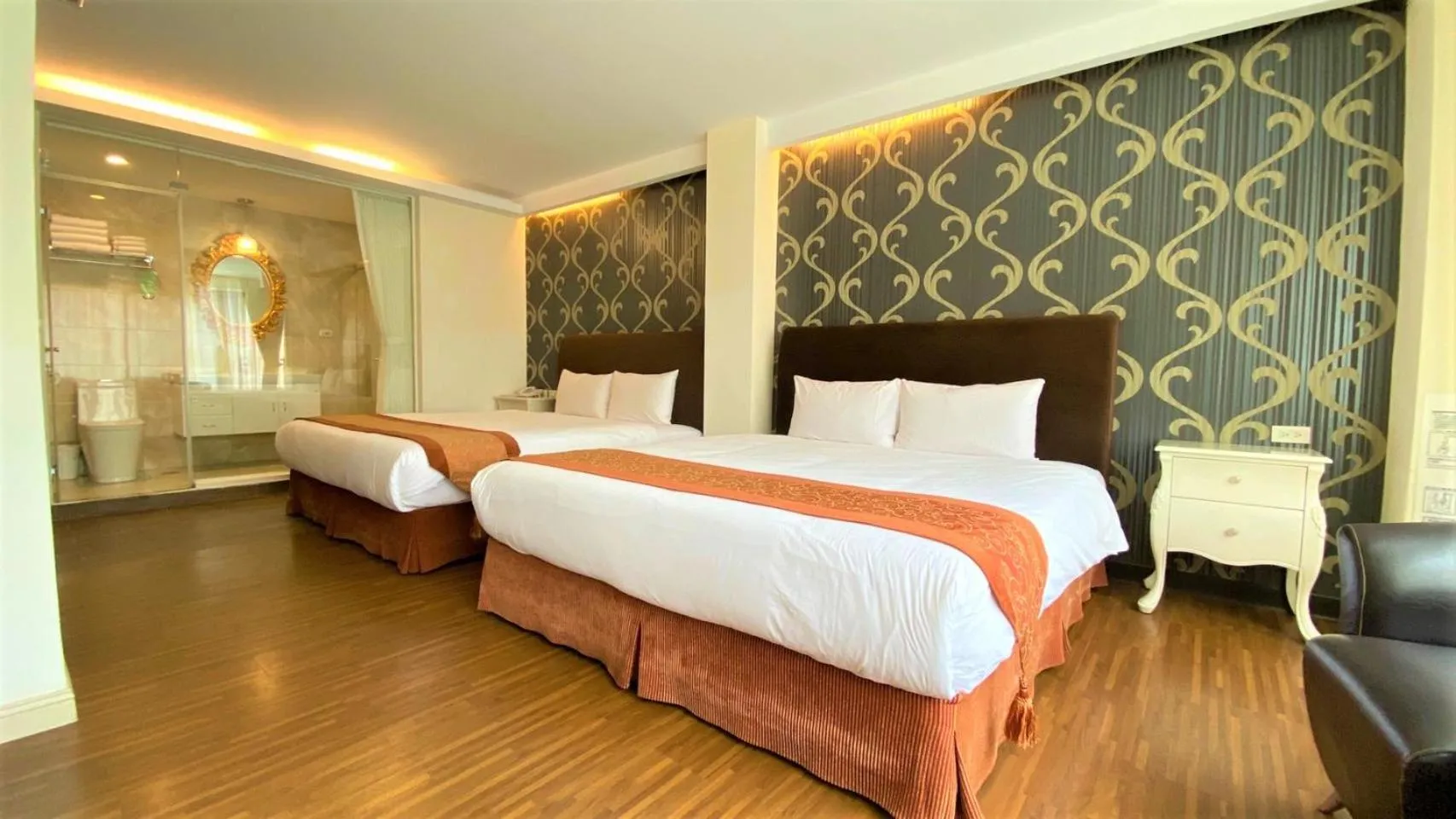 Bed in Taitung Z. Hotel