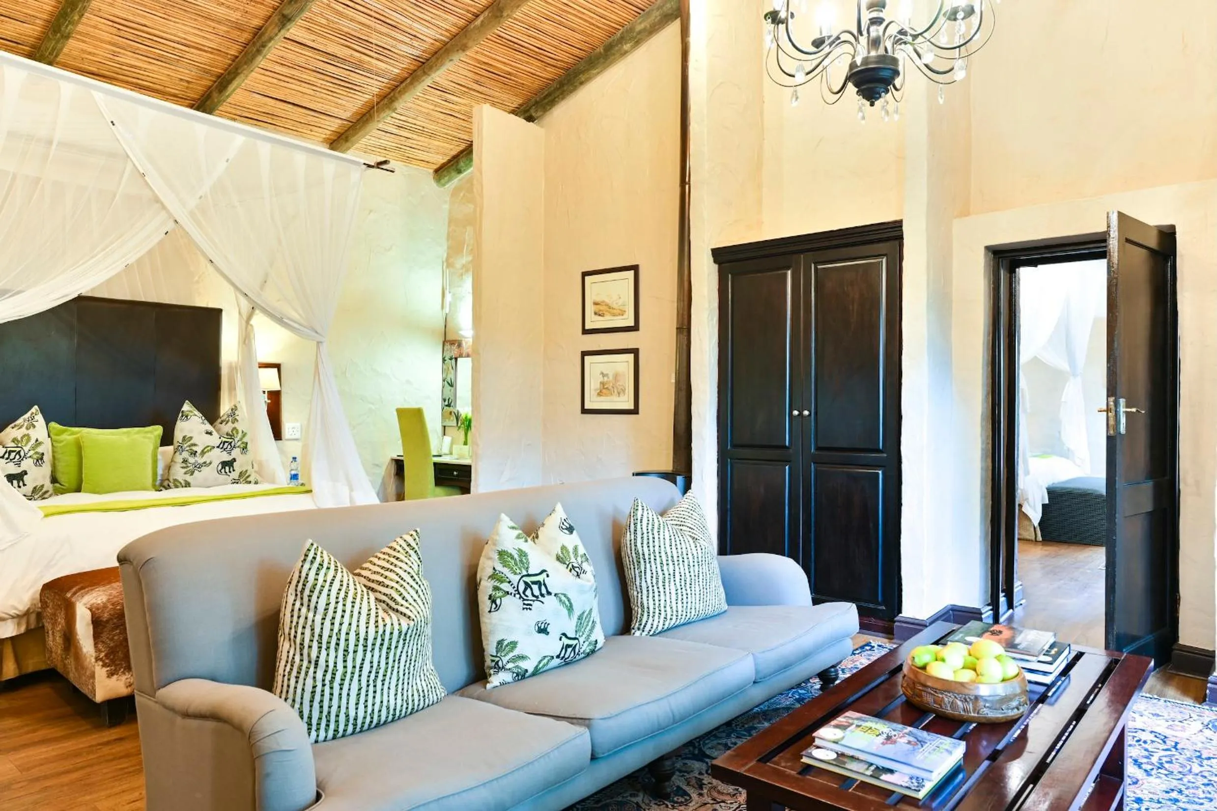 Bed in Woodall Country House and Spa